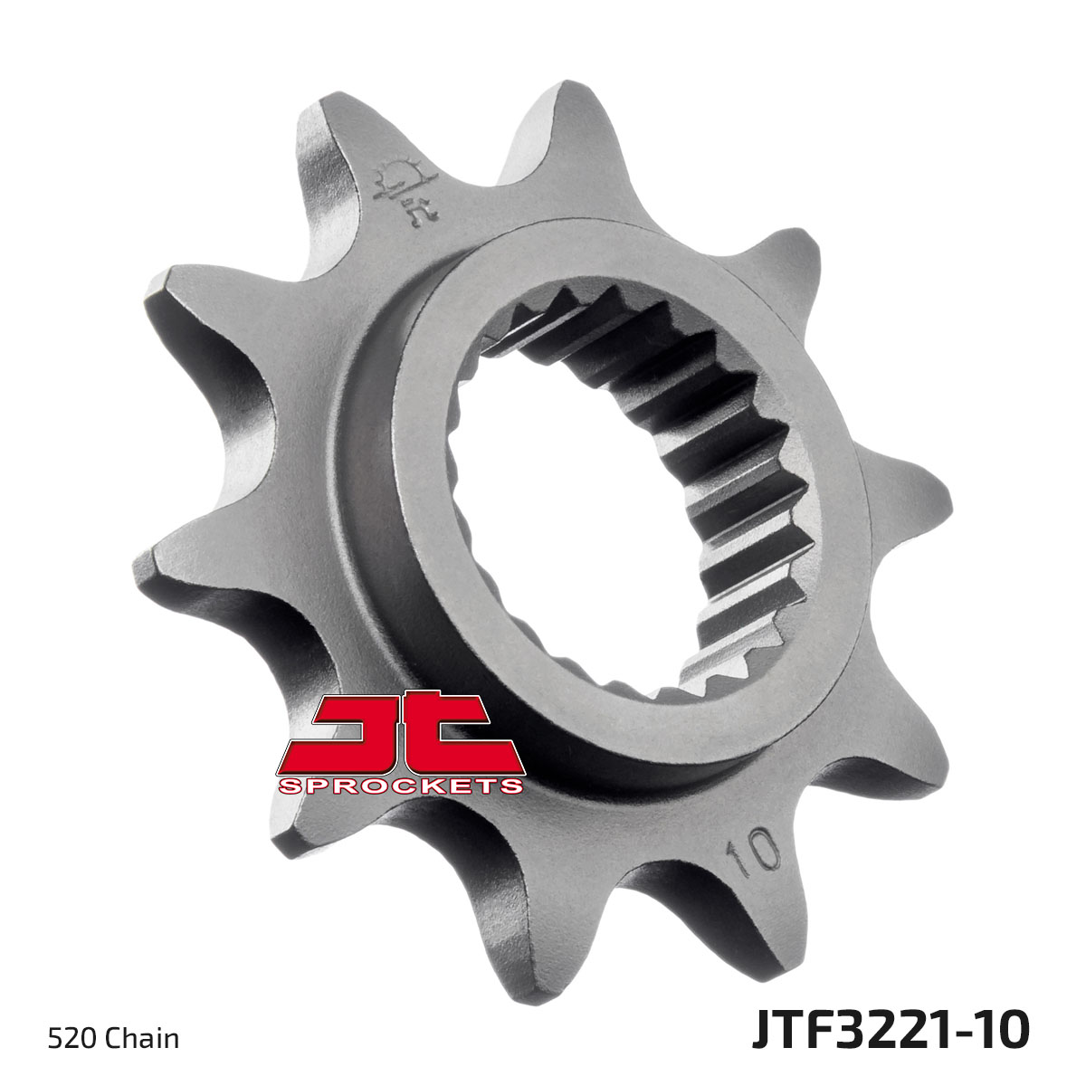 FRONT SPROCKET JTF3221.10 JT, Polaris ATV 3221044 image 1