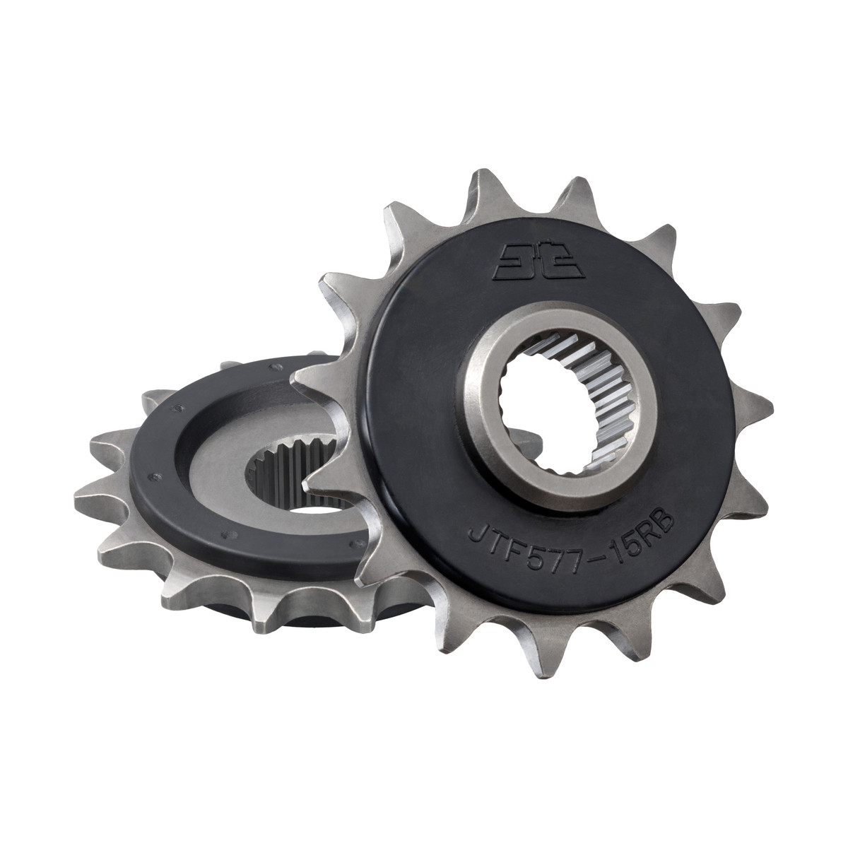 FRONT SPROCKET JTF577.15RB JT, OE Rubber Cushioned image 1