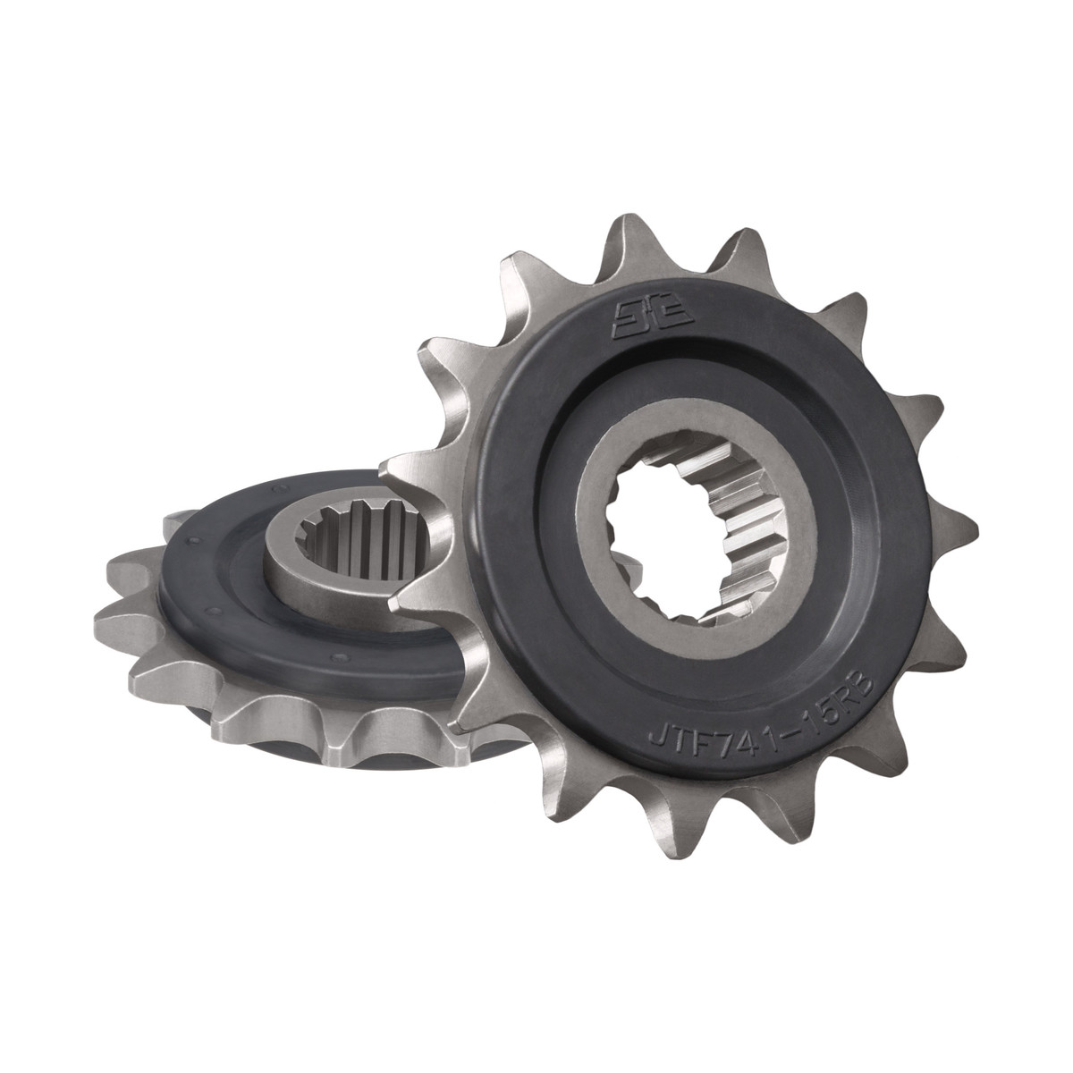 FRONT SPROCKET JTF741.15RB JT, OE Rubber Cushioned