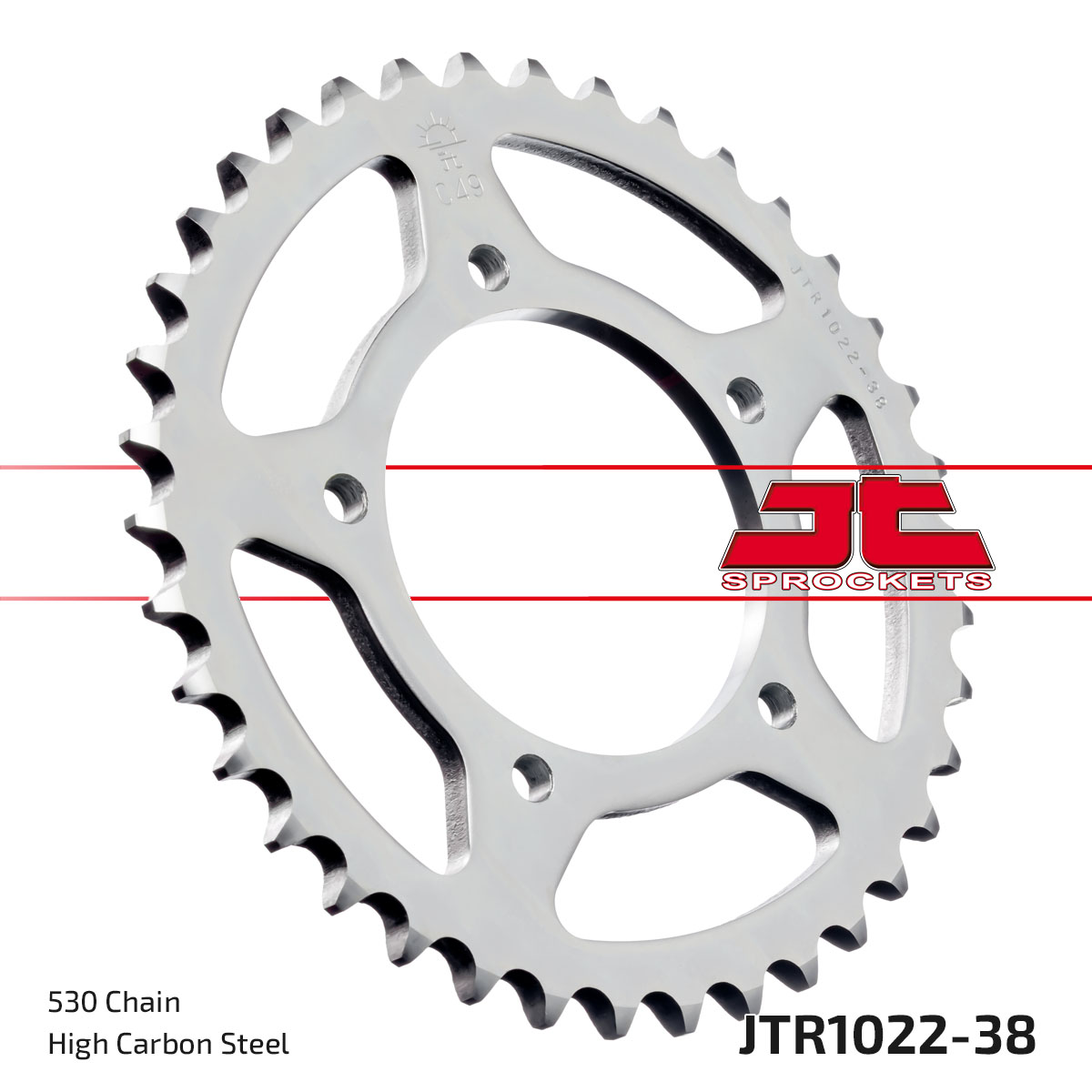 REAR SPROCKET JTR1022.38 JT image 1