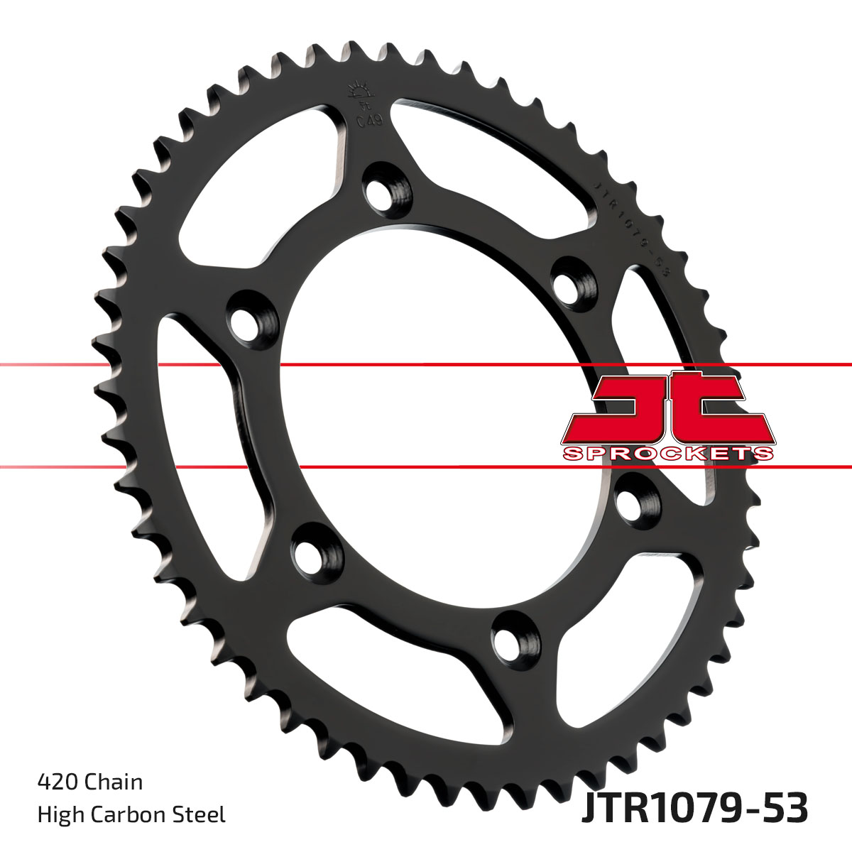 REAR SPROCKET CPI 50 SM, JTR1079.53 image 1