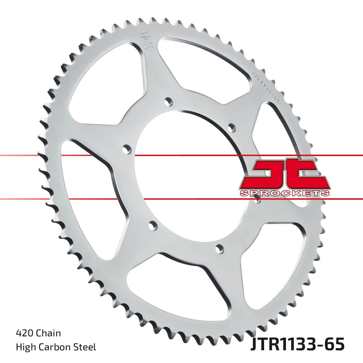 REAR SPROCKET JTR1133.65 JT image 1