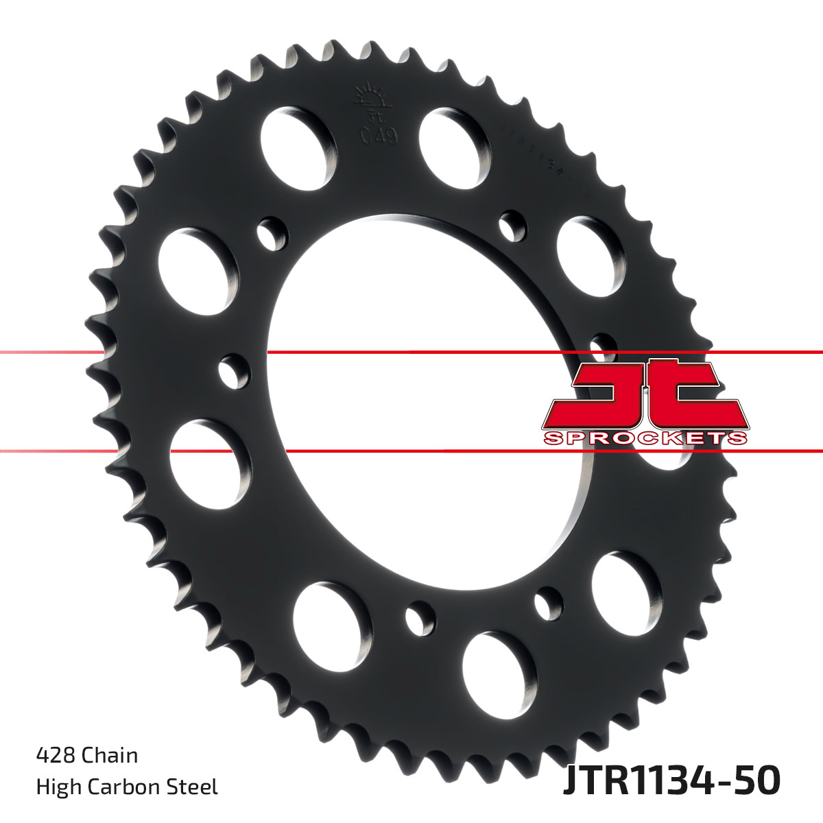 REAR SPROCKET JTR1134.50 JT BLACK image 1