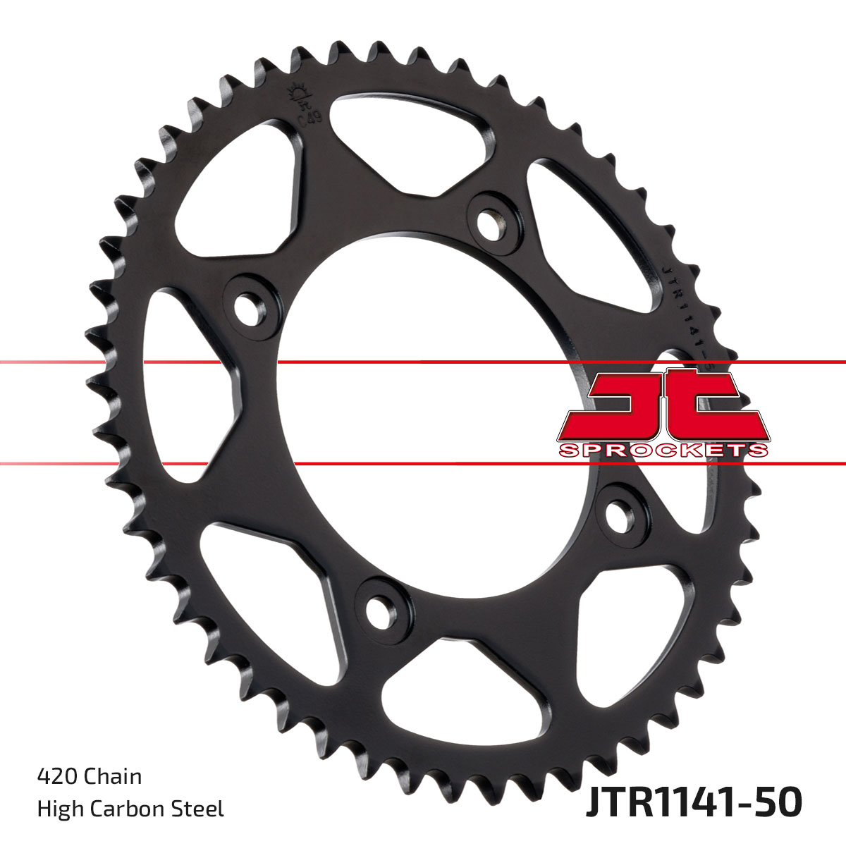 REAR SPROCKET BETAMOTOR 50, JTR1141.50 image 1