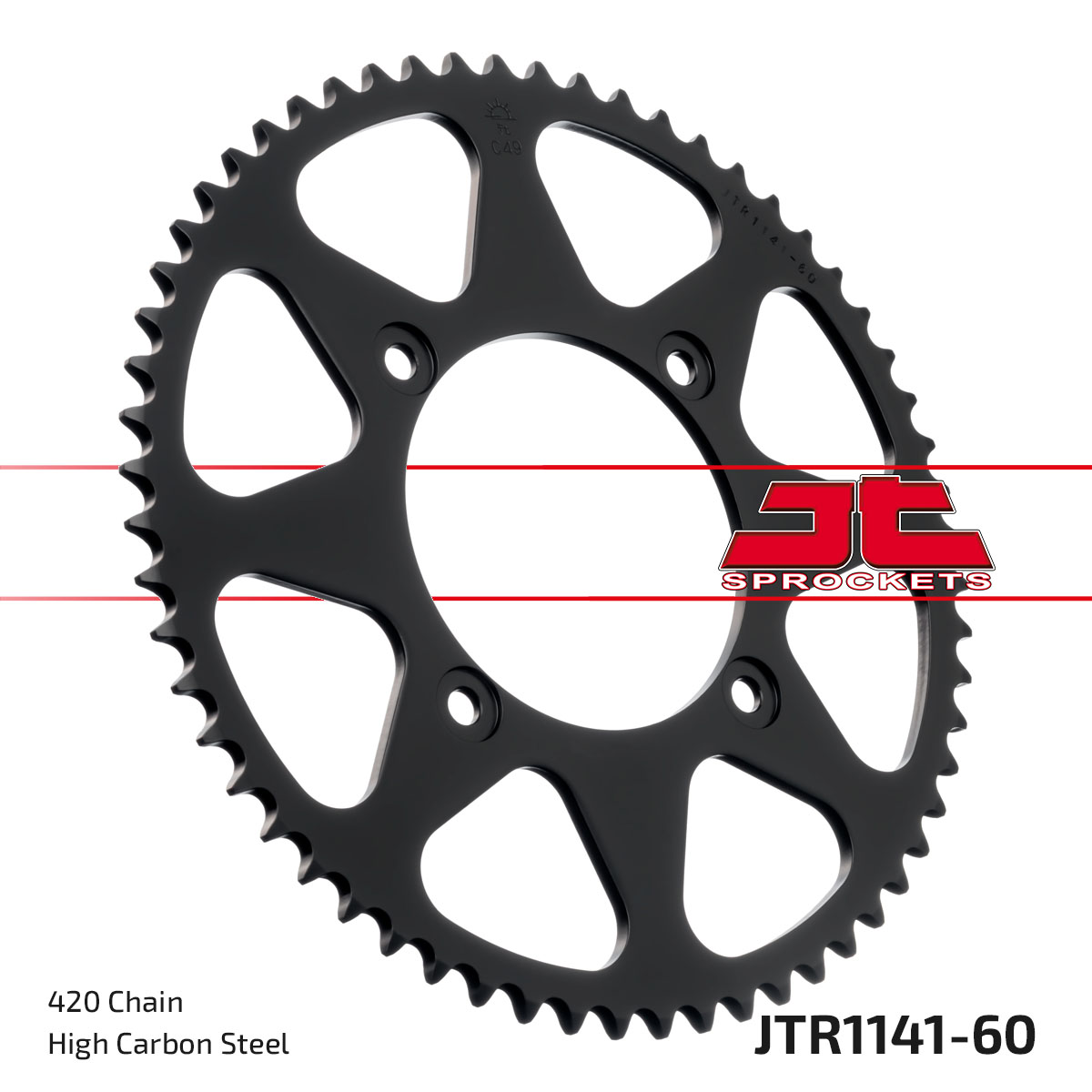 REAR SPROCKET BETAMOTOR 50, JTR1141.60 image 1