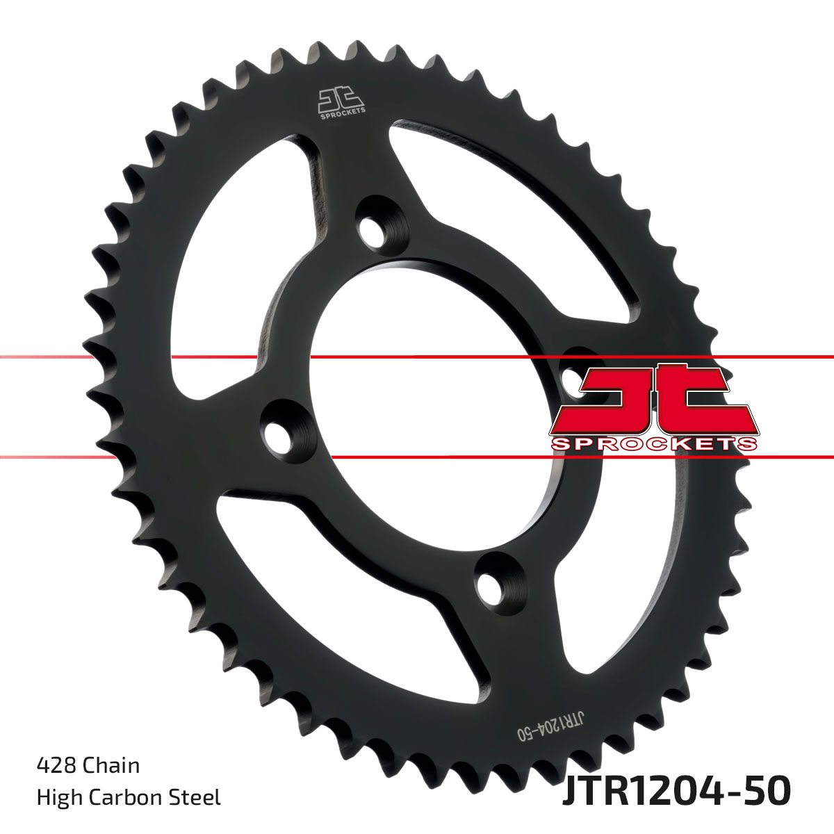 REAR SPROCKET JTR1204.50 STEEL image 1