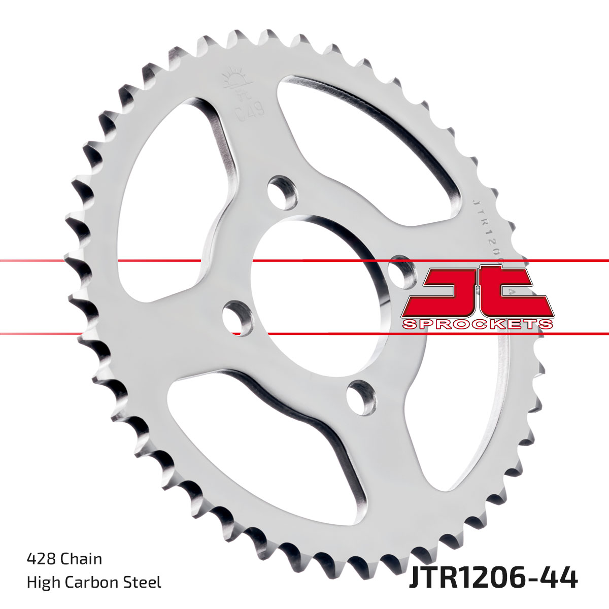 REAR SPROCKET JTR1206.44 STEEL image 1