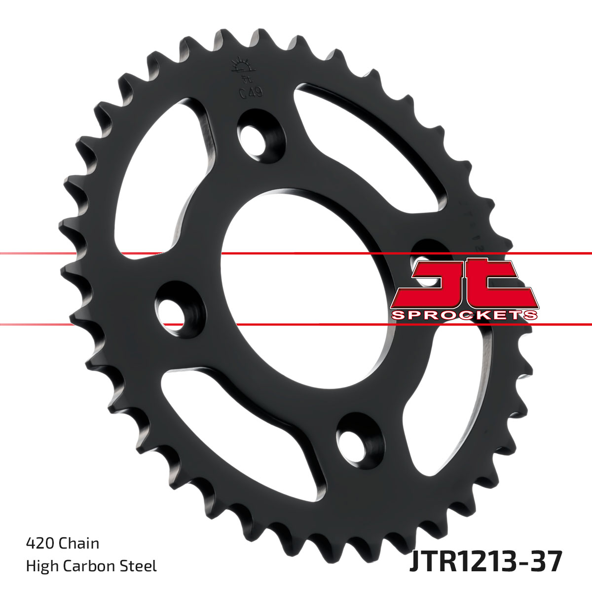 REAR SPROCKET JTR1213.37 STEEL image 1