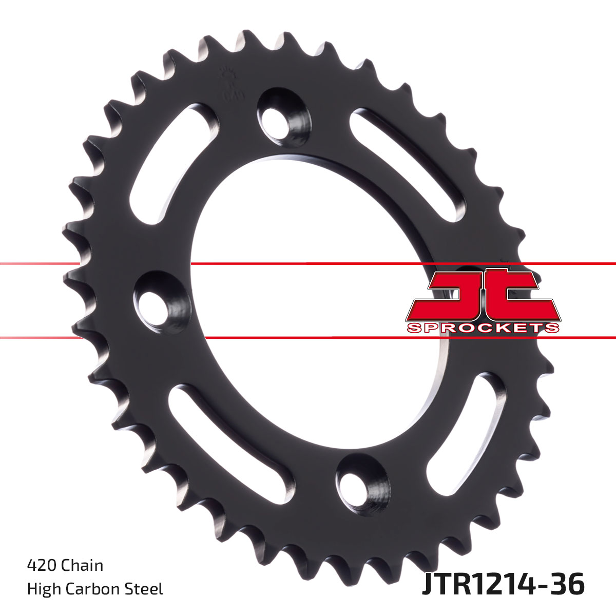 REAR SPROCKET JTR1214.36 420 BLACK SR1214- image 1
