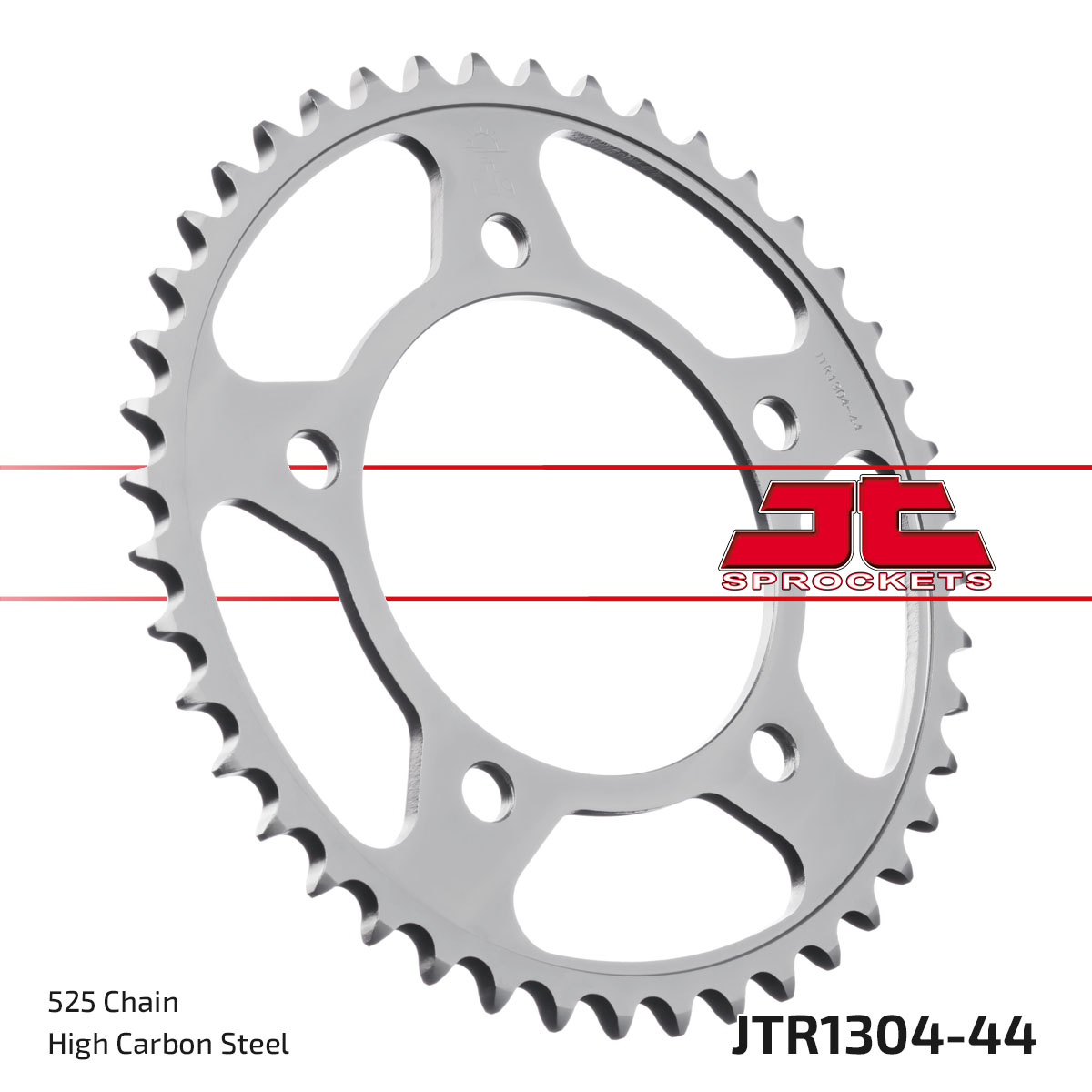 REAR SPROCKET STEEL JTR1304.44, HONDA ROAD image 1