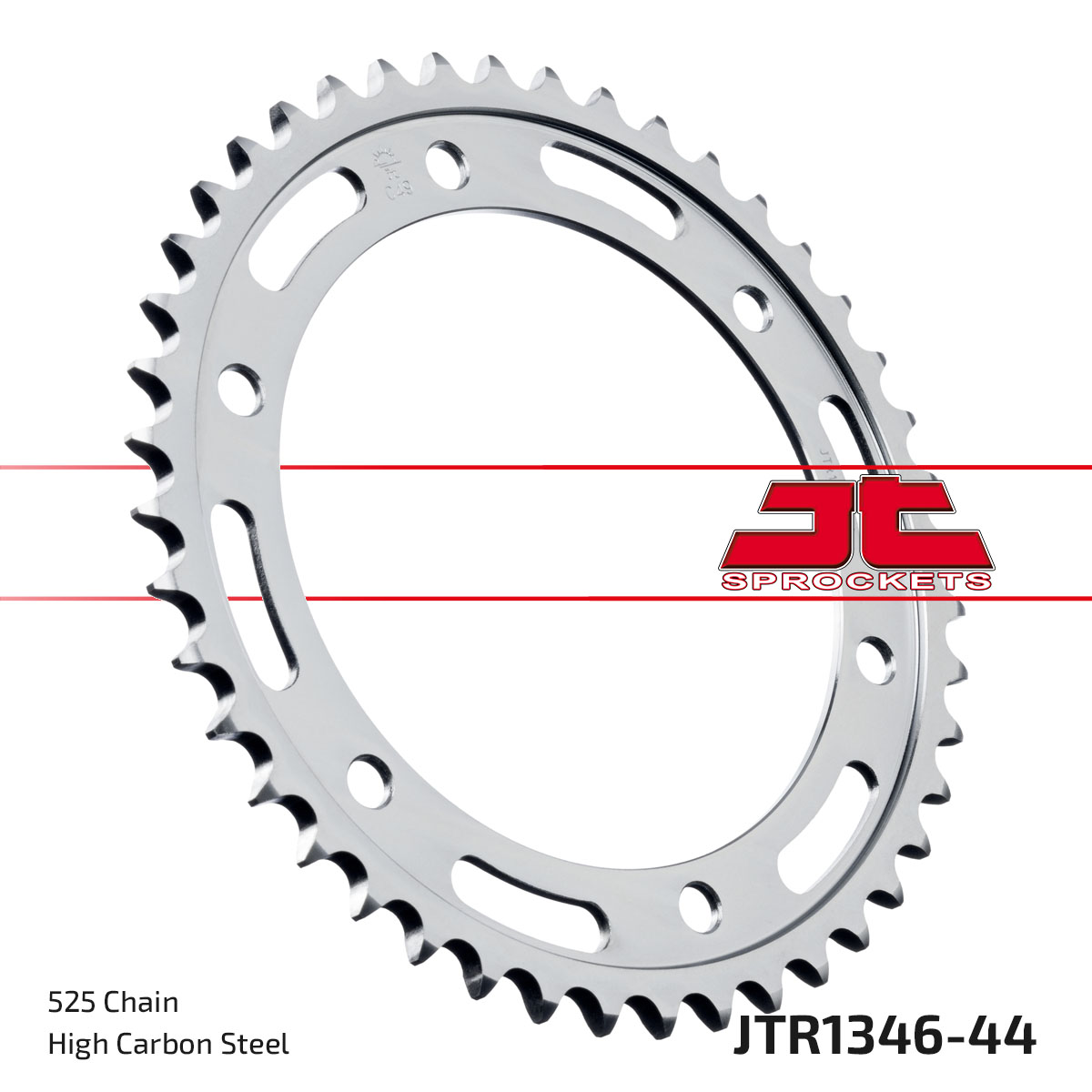 REAR SPROCKET JTR1346.44 STEEL, HONDA ROAD image 1