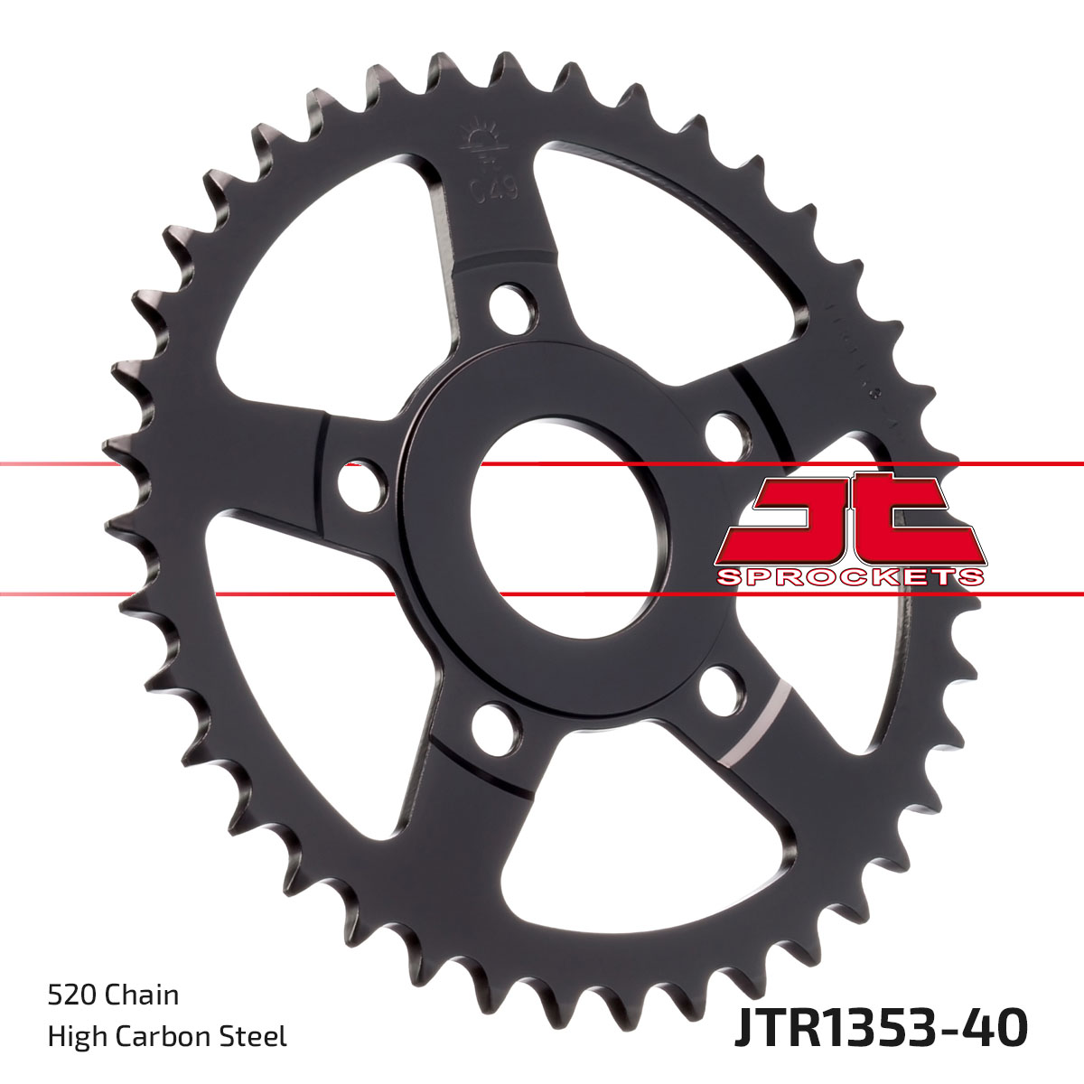 REAR SPROCKET JTR1353.40 STEEL image 1