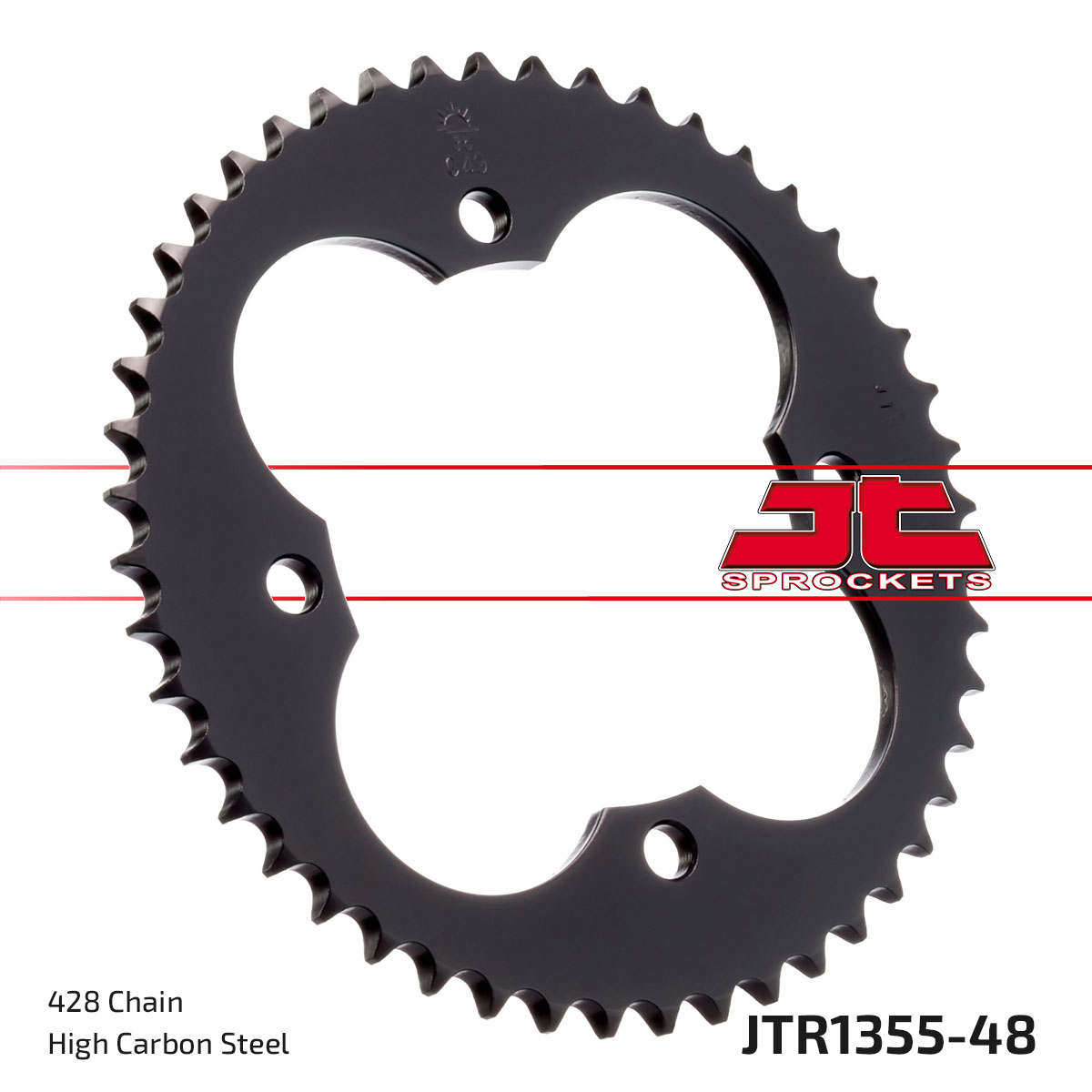 REAR SPROCKET STEEL JTR1355.48 image 1