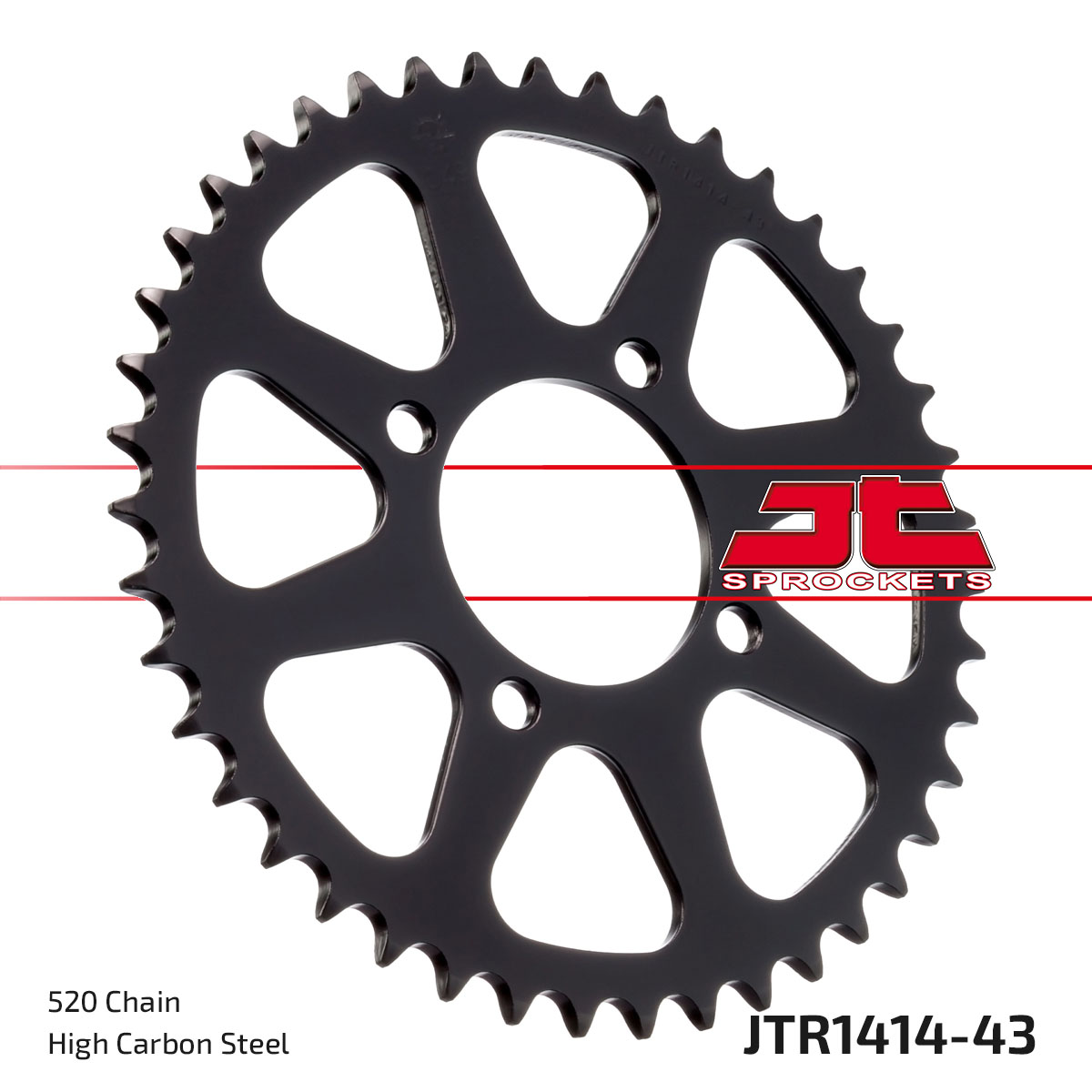 REAR SPROCKET JTR1414.43 STEEL image 1