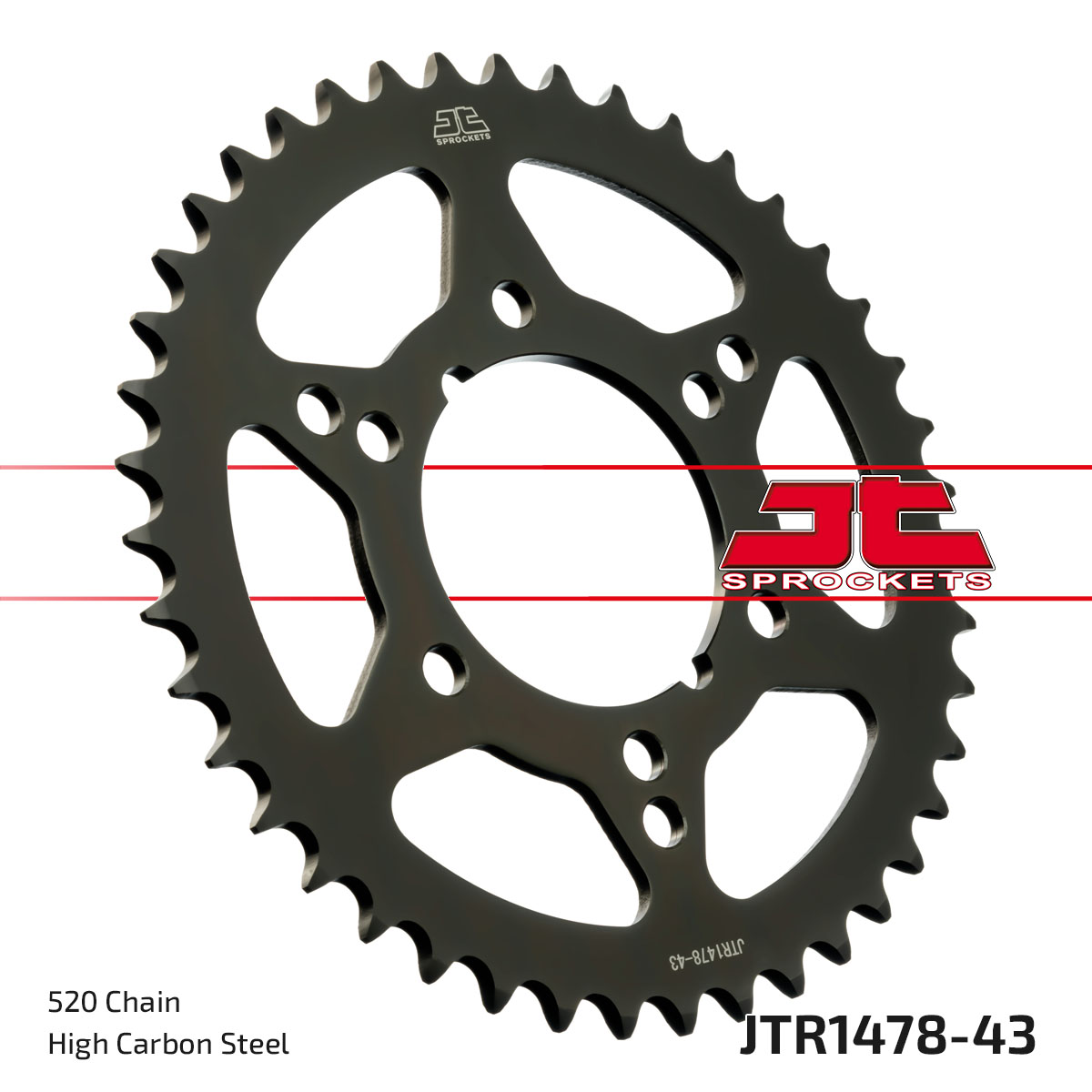 REAR SPROCKET JTR1478.43 JT image 1