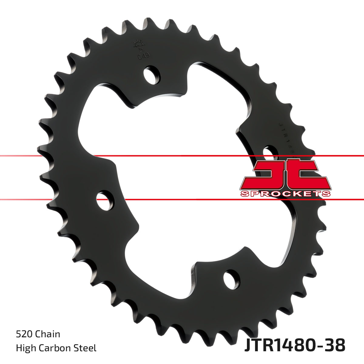 REAR SPROCKET JTR1480.38 JT image 1