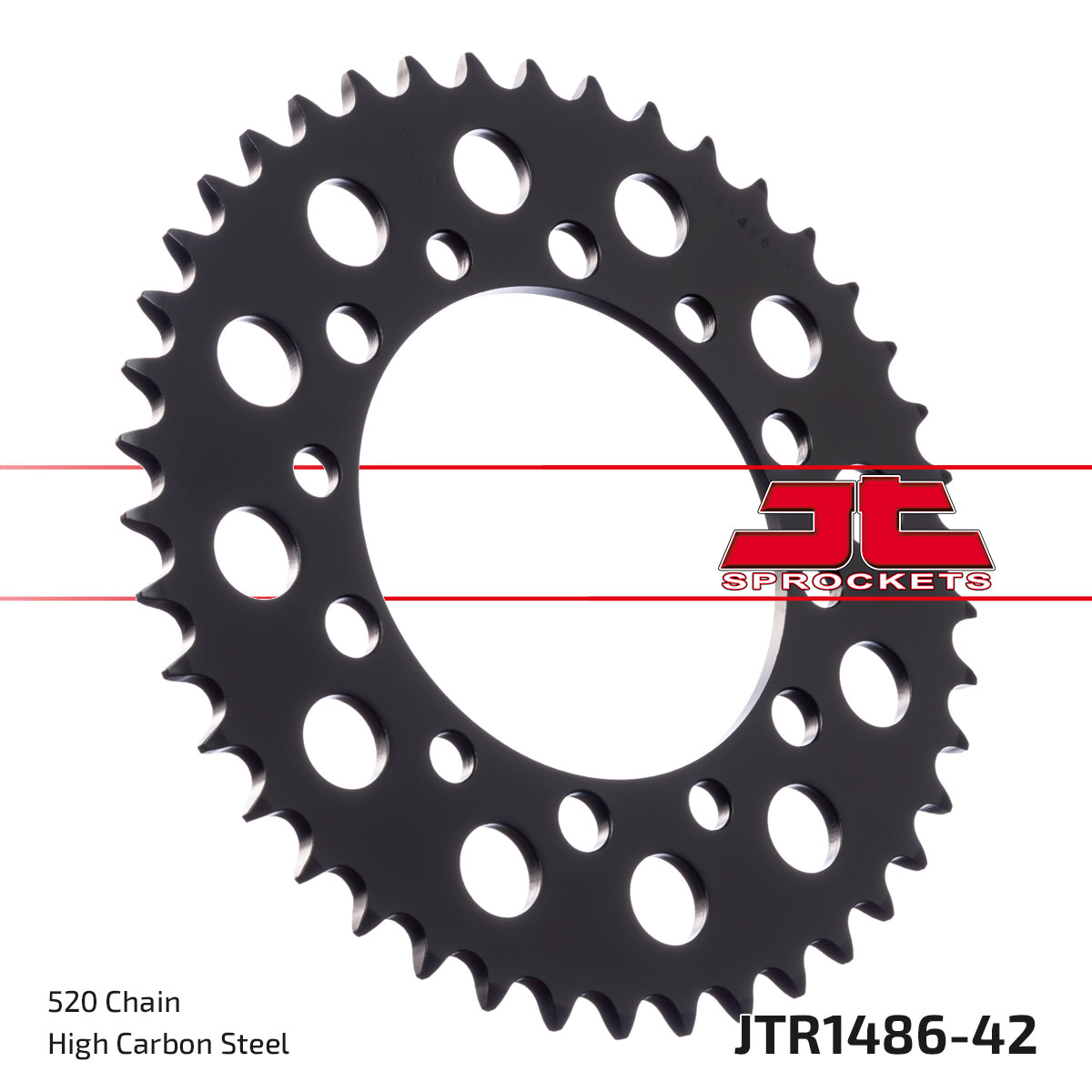 REAR SPROCKET STEEL JTR1486.42 image 1