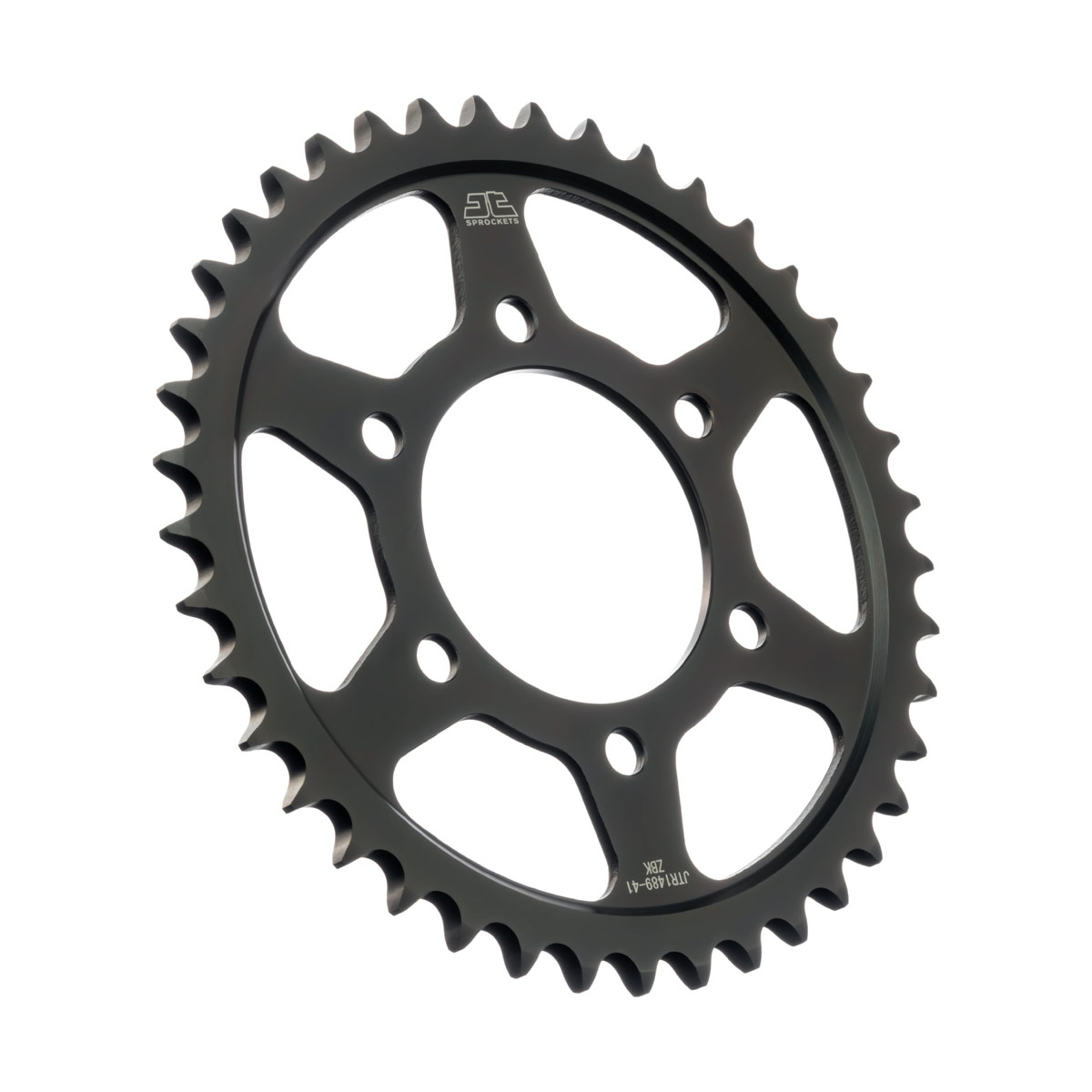 REAR SPROCKET STEEL HARD ZBK, C45 INDUCTIONJTR1489.41ZBK image 1