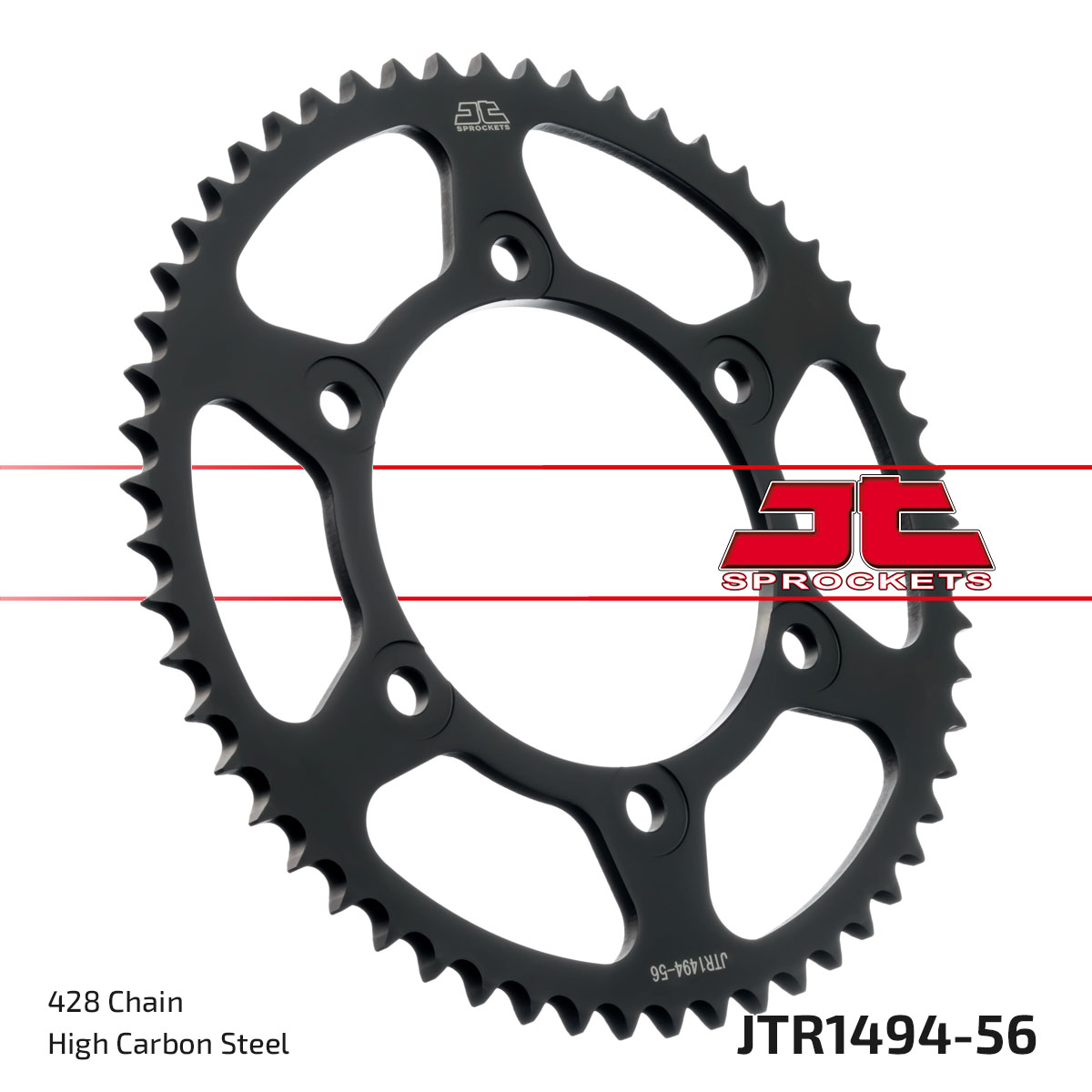 REAR SPROCKET KAWASAKI, JTR1494.56 image 1