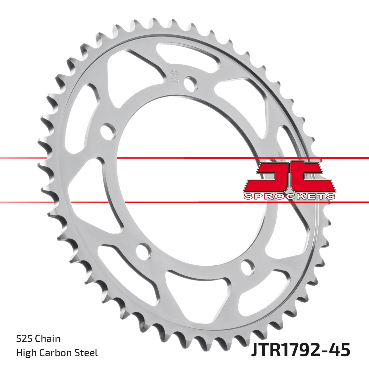 REAR SPROCKET STEEL JTR1792.45 image 1