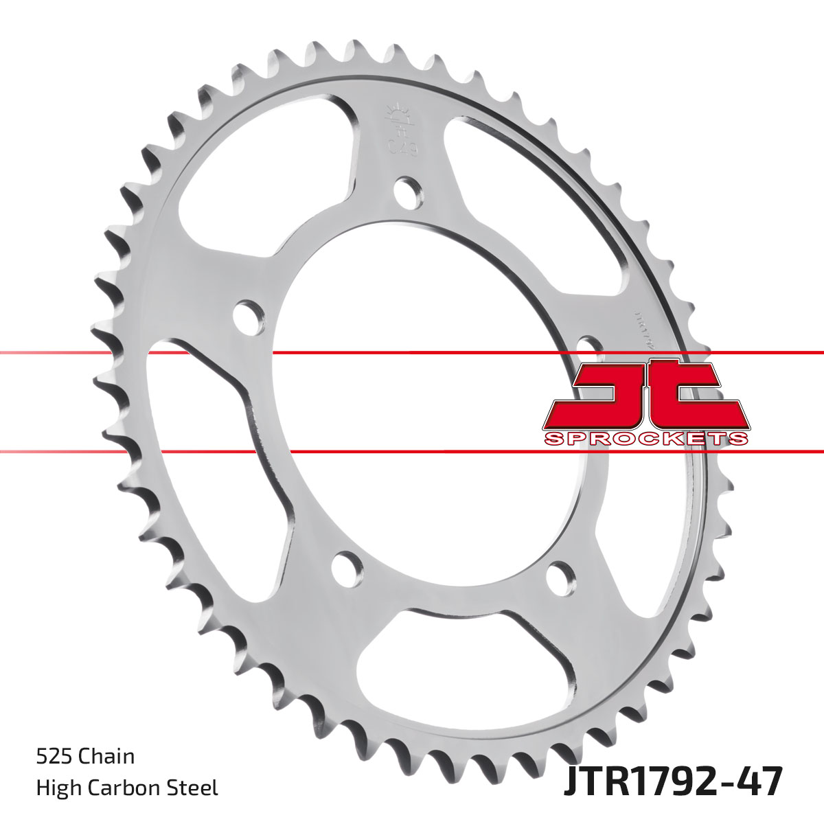 REAR SPROCKET STEEL JTR1792.47 image 1