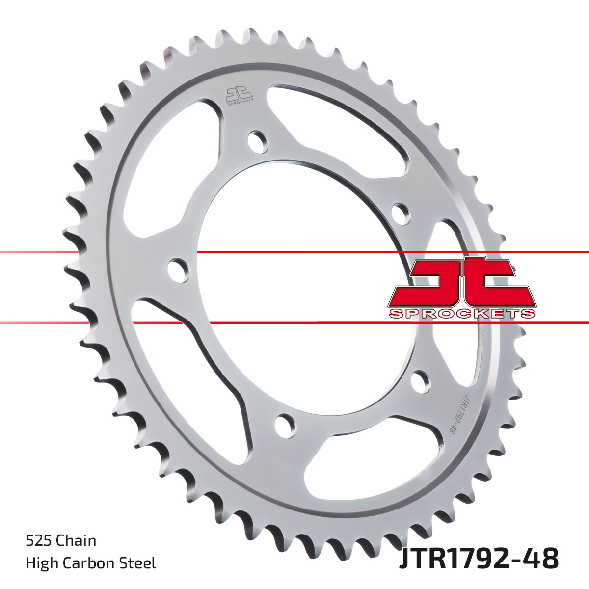 REAR SPROCKET STEEL JTR1792.48 image 1