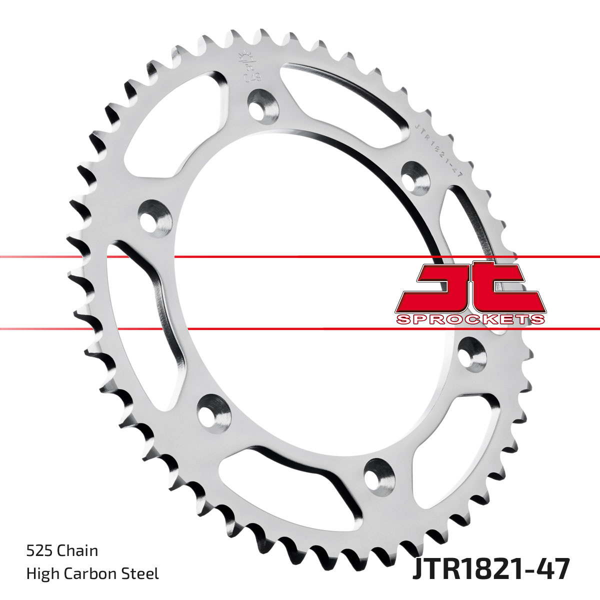 REAR SPROCKET STEEL JTR1821.47 image 1