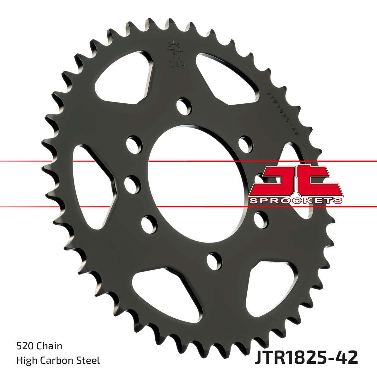 REAR SPROCKET JTR1825.42 STEEL image 1