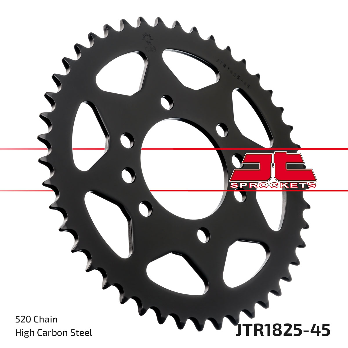 REAR SPROCKET JTR1825.45 STEEL image 1