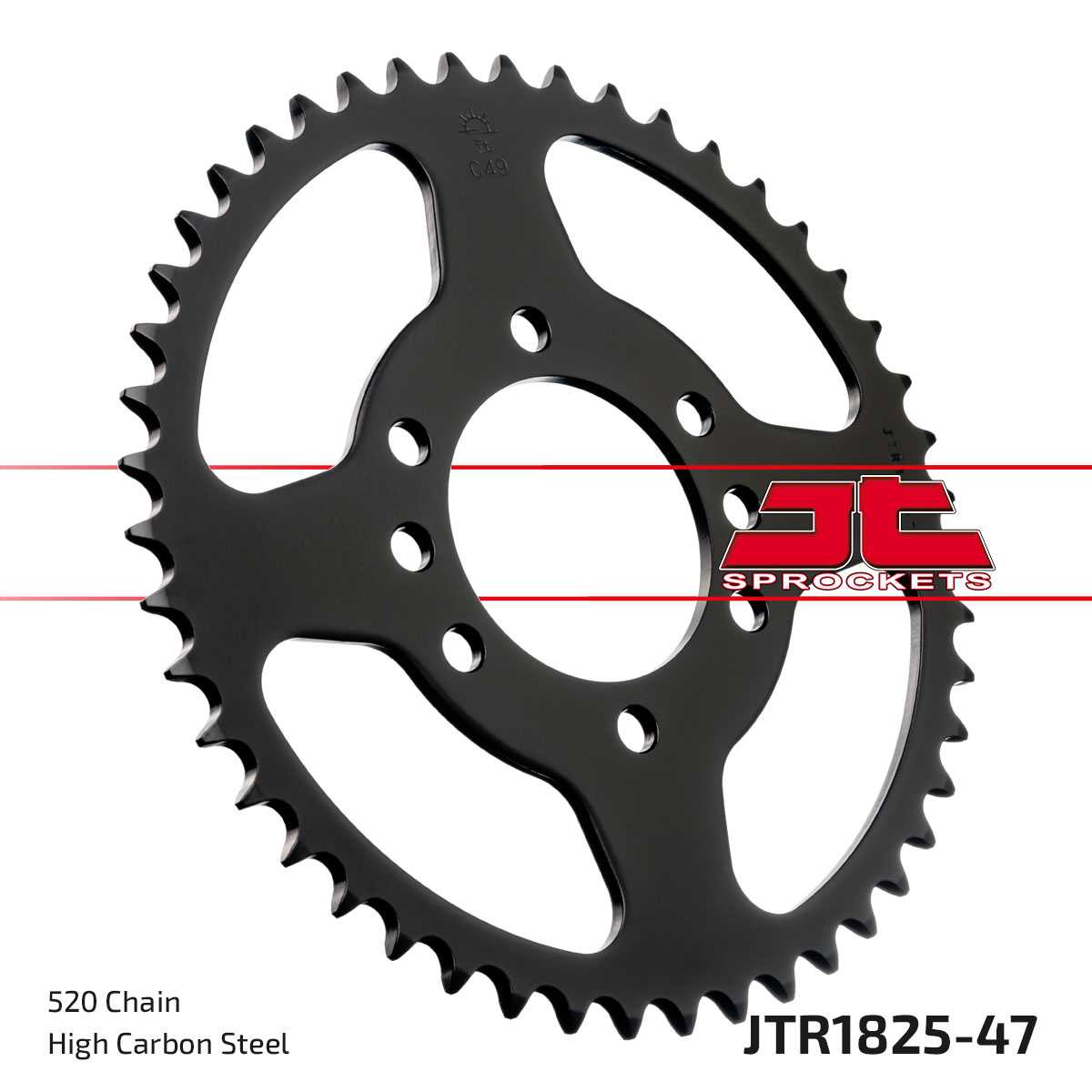 REAR SPROCKET JTR1825.47 STEEL image 1