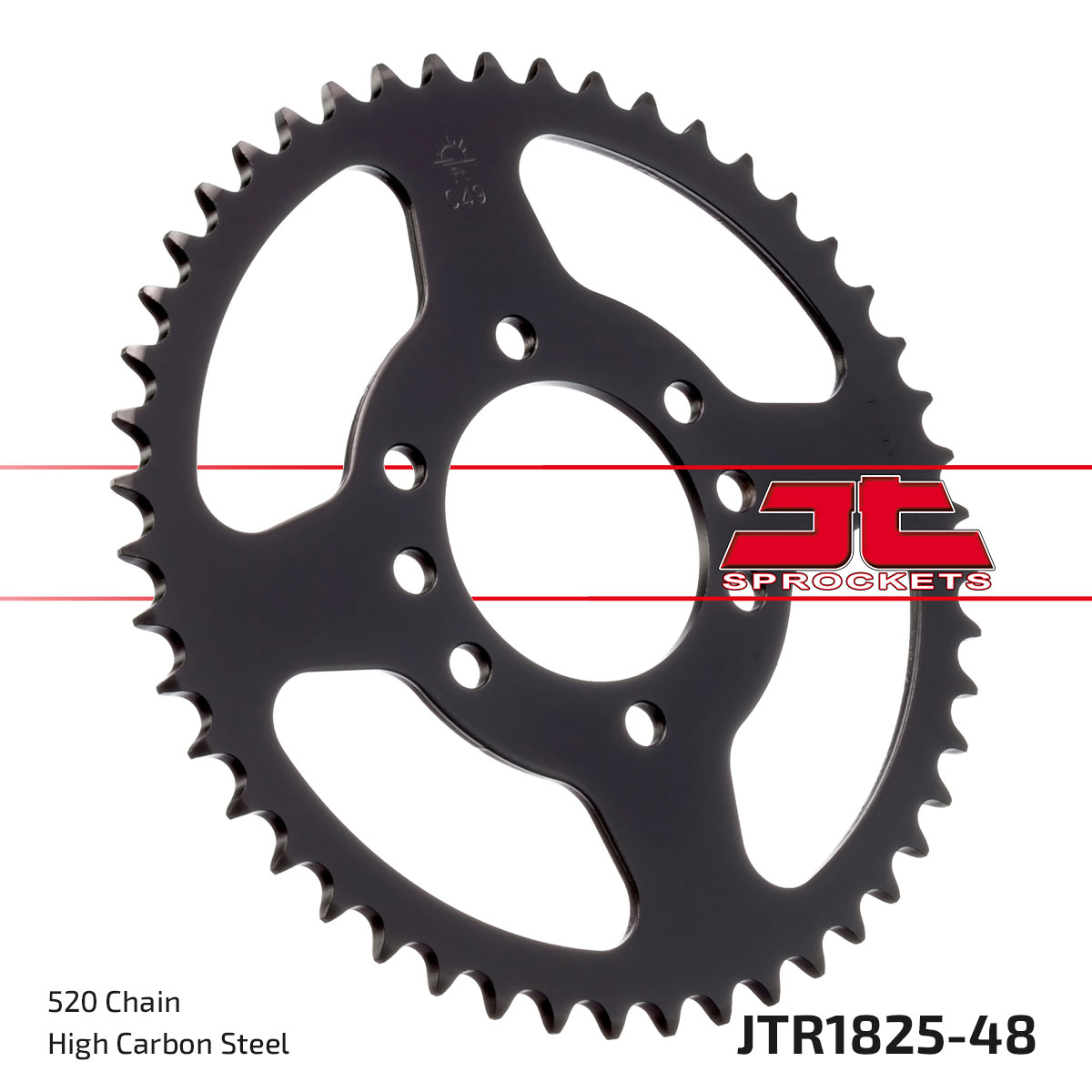 REAR SPROCKET JTR1825.48 STEEL image 1