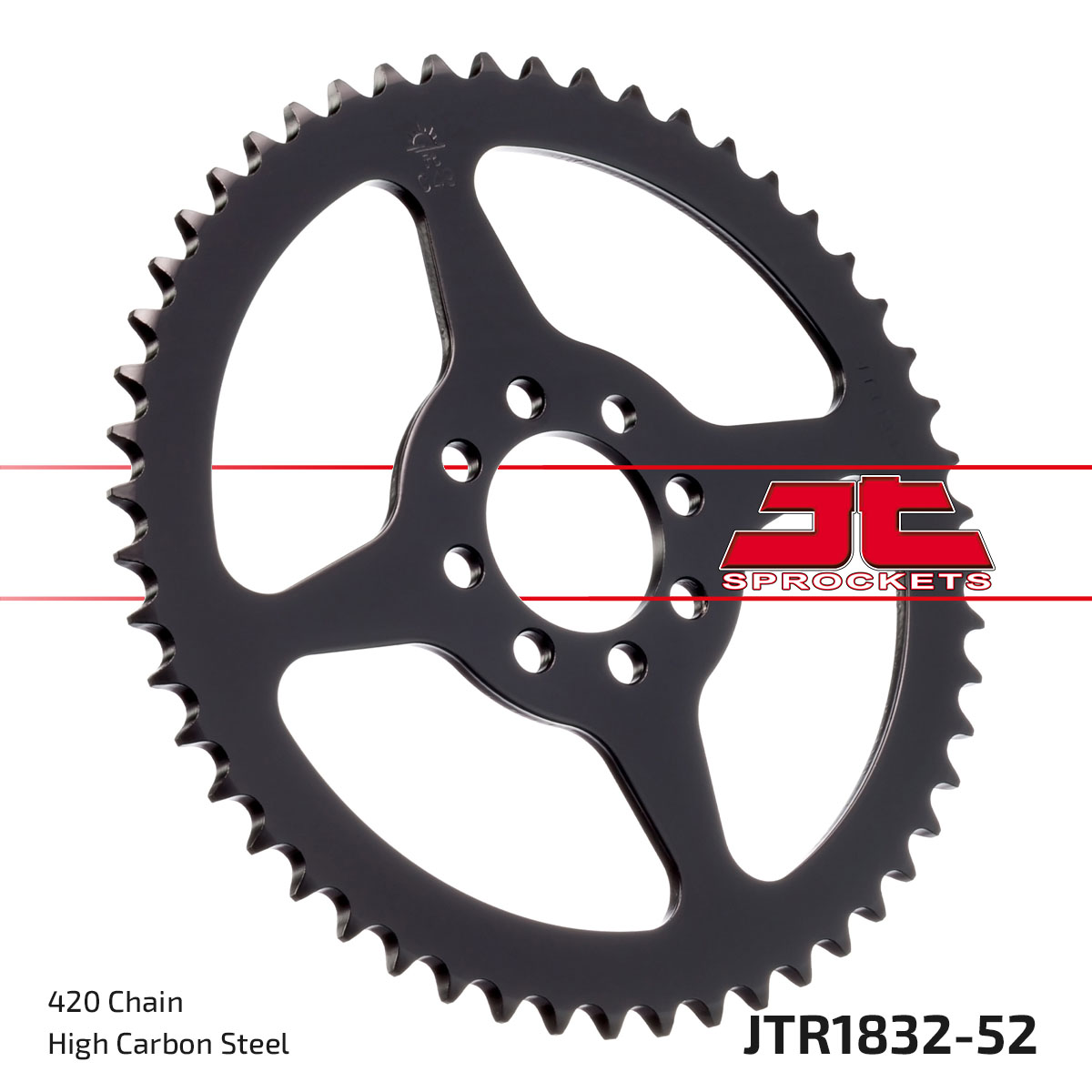 REAR SPROCKET JTR1832.52 JT image 1