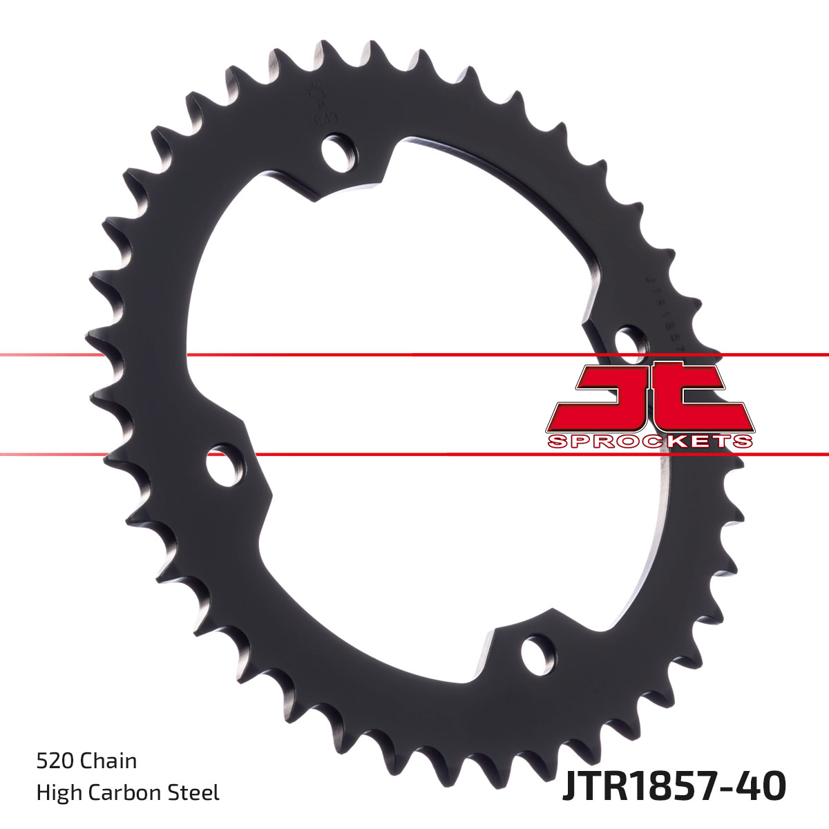 REAR SPROCKET JTR1857.40 STEEL SR1857-40 image 1