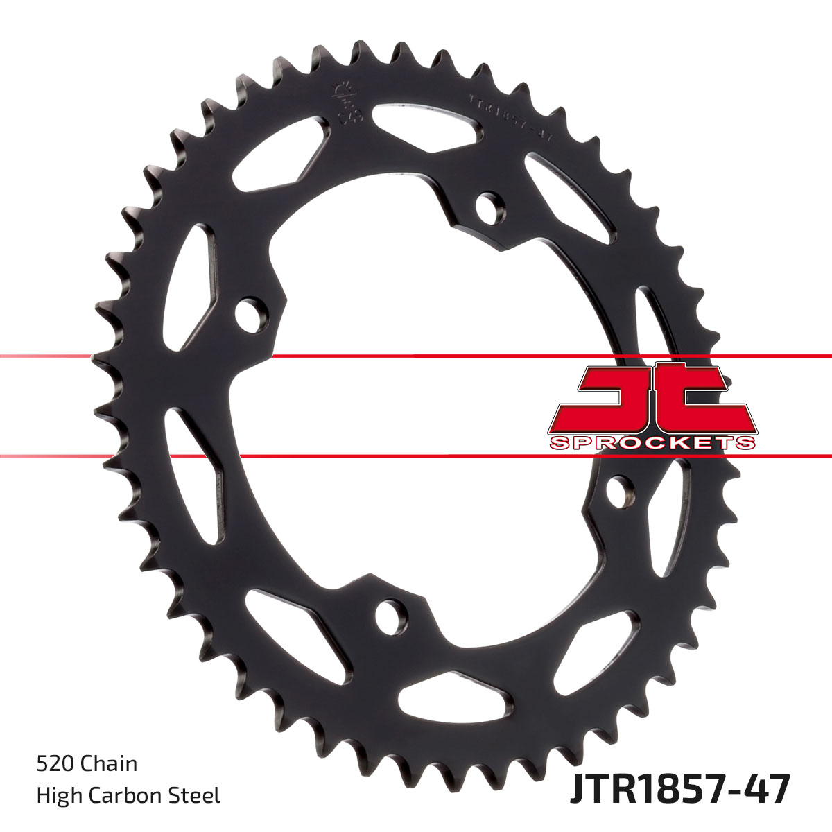 REAR SPROCKET JTR1857.47 STEEL SR1857-47 image 1