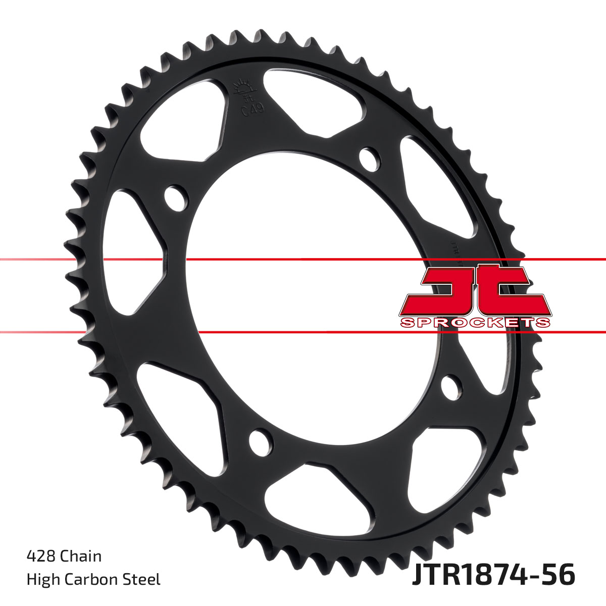 REAR SPROCKET JTR1874.56 JT image 1