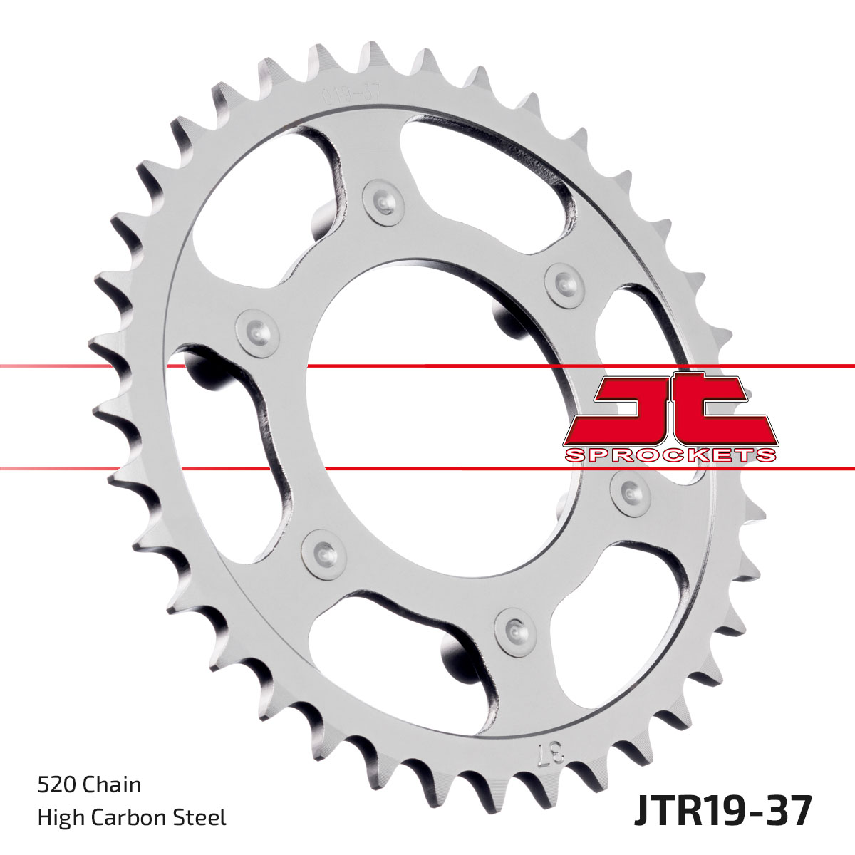 REAR SPROCKET JTR19.37 JT 520 image 1