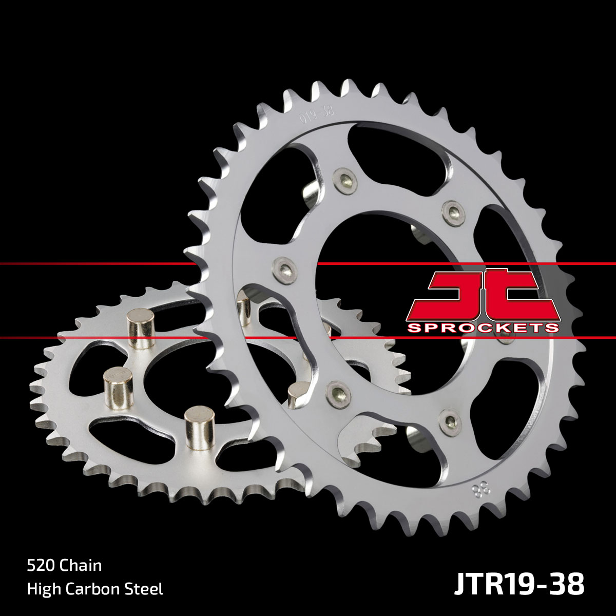 REAR SPROCKET JTR19.38 JT 520 image 1