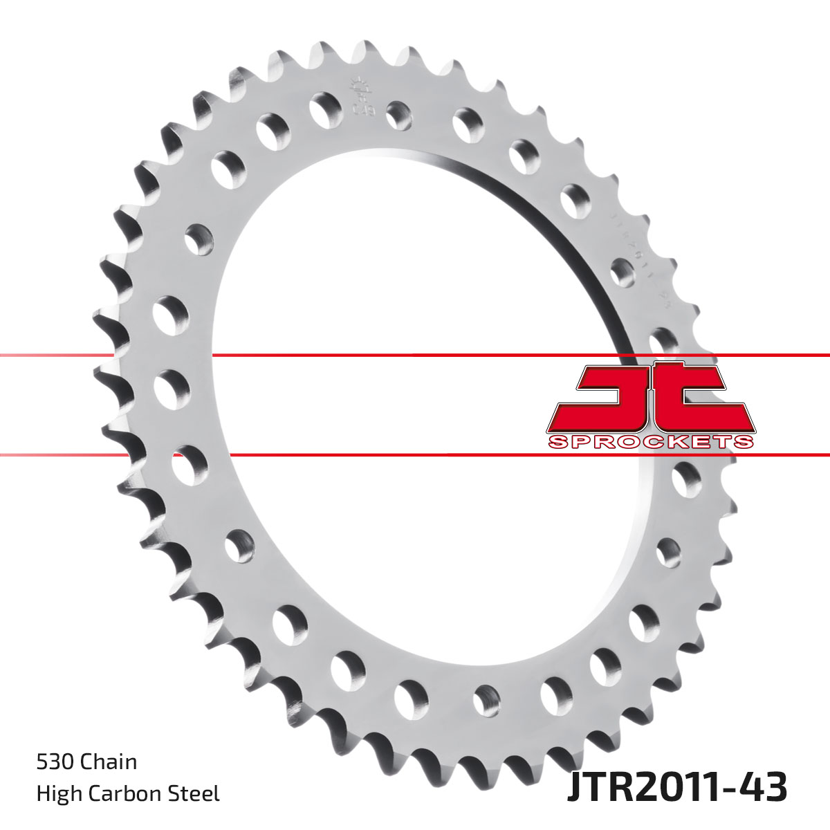 REAR SPROCKET JTR2011.43 JT BLACK image 1