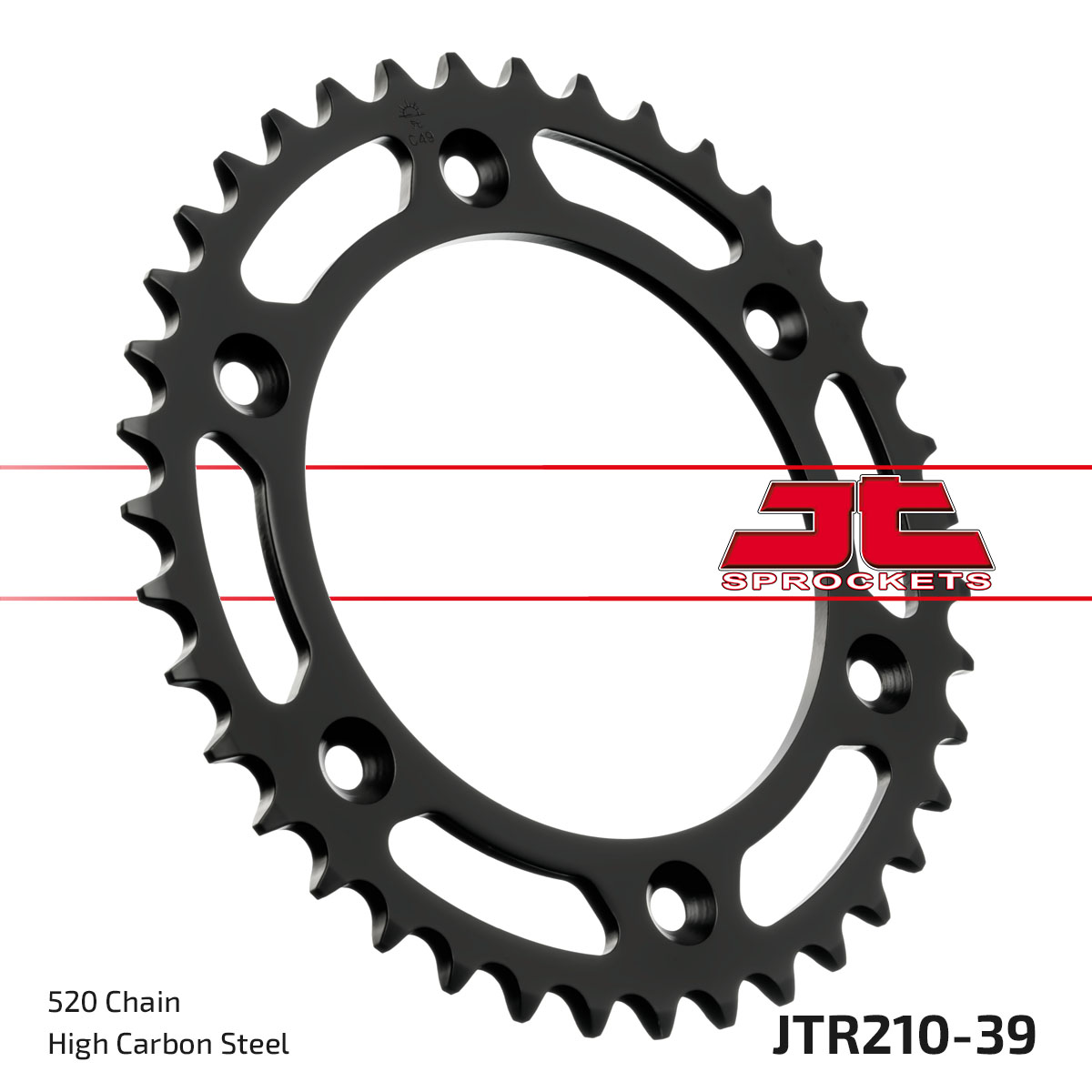 REAR SPROCKET STEEL JTR210.39 image 1