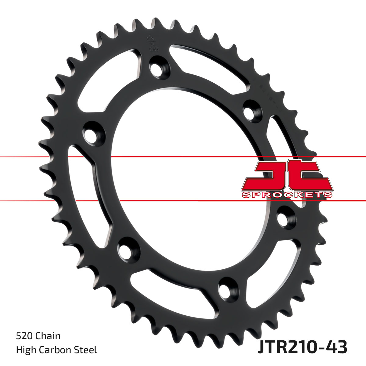 REAR SPROCKET STEEL JTR210.43 image 1