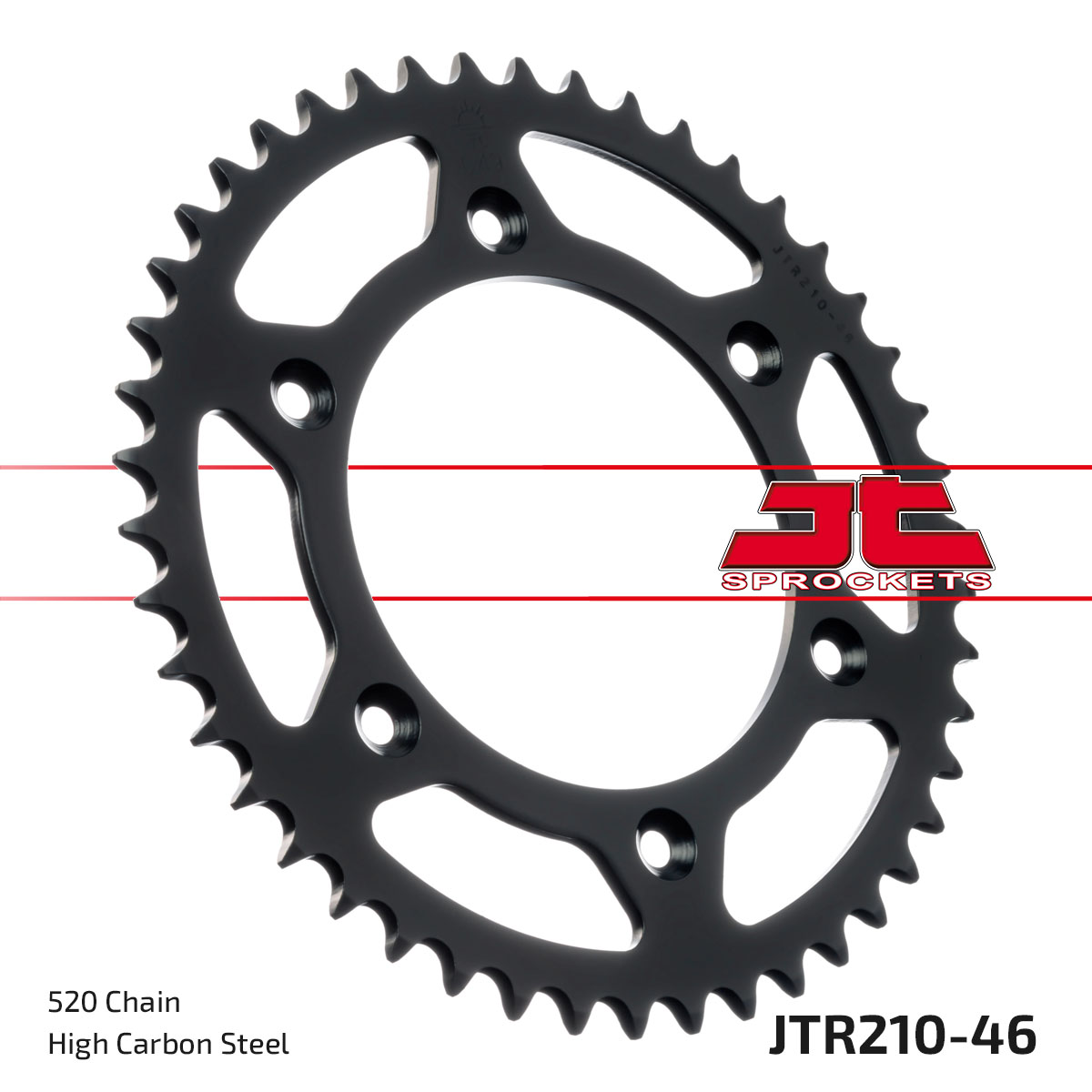 REAR SPROCKET STEEL JTR210.46 image 1