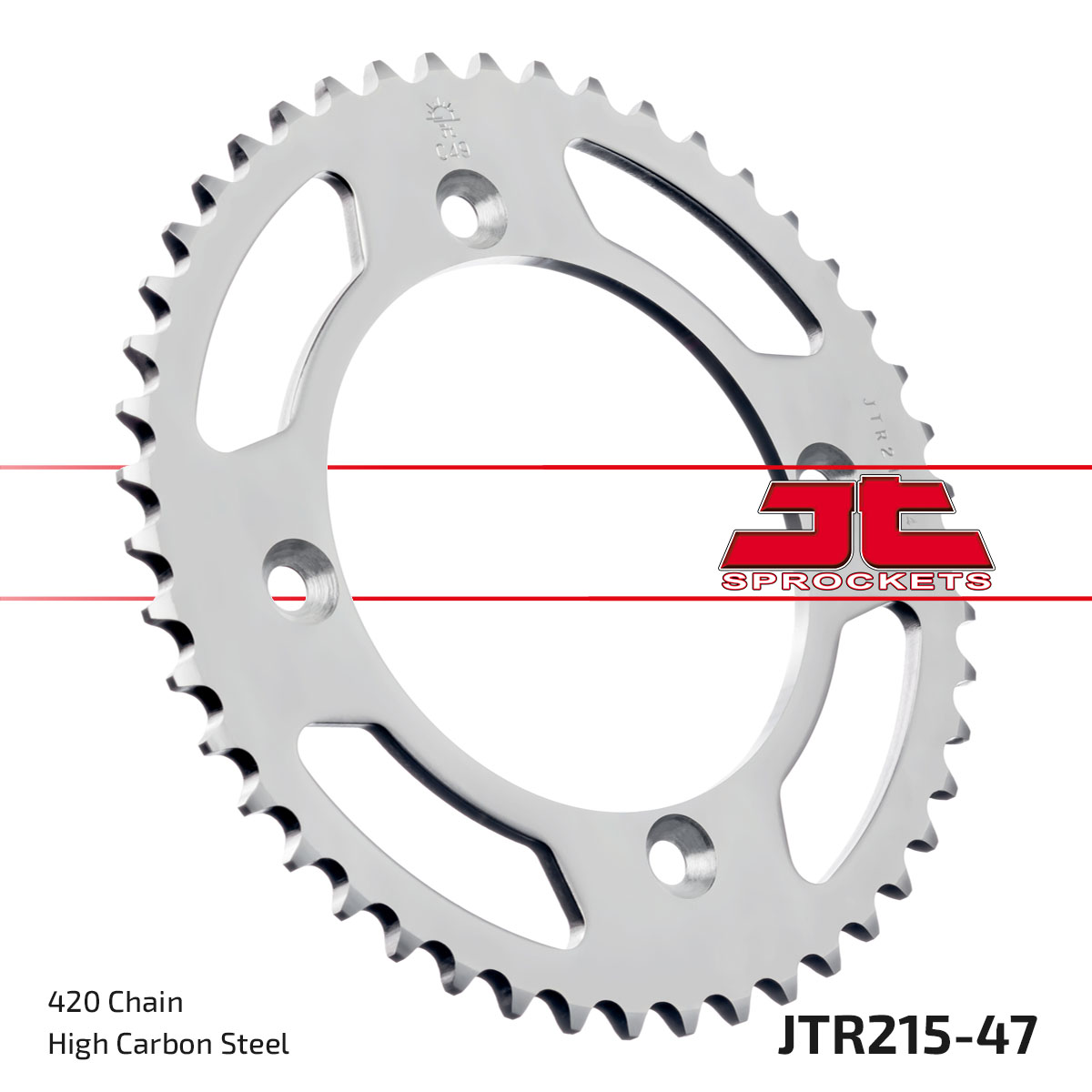 REAR SPROCKET STEEL JTR215.47 SR215-47 image 1
