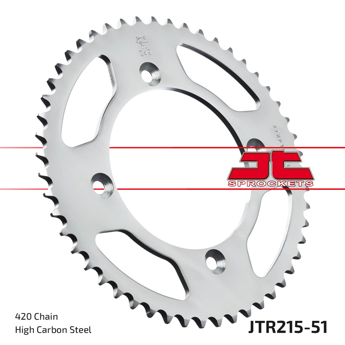 REAR SPROCKET STEEL JTR215.51 SR215-51 image 1