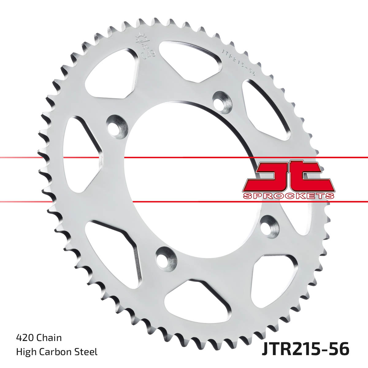 REAR SPROCKET STEEL JTR215.56 SR215-56 image 1