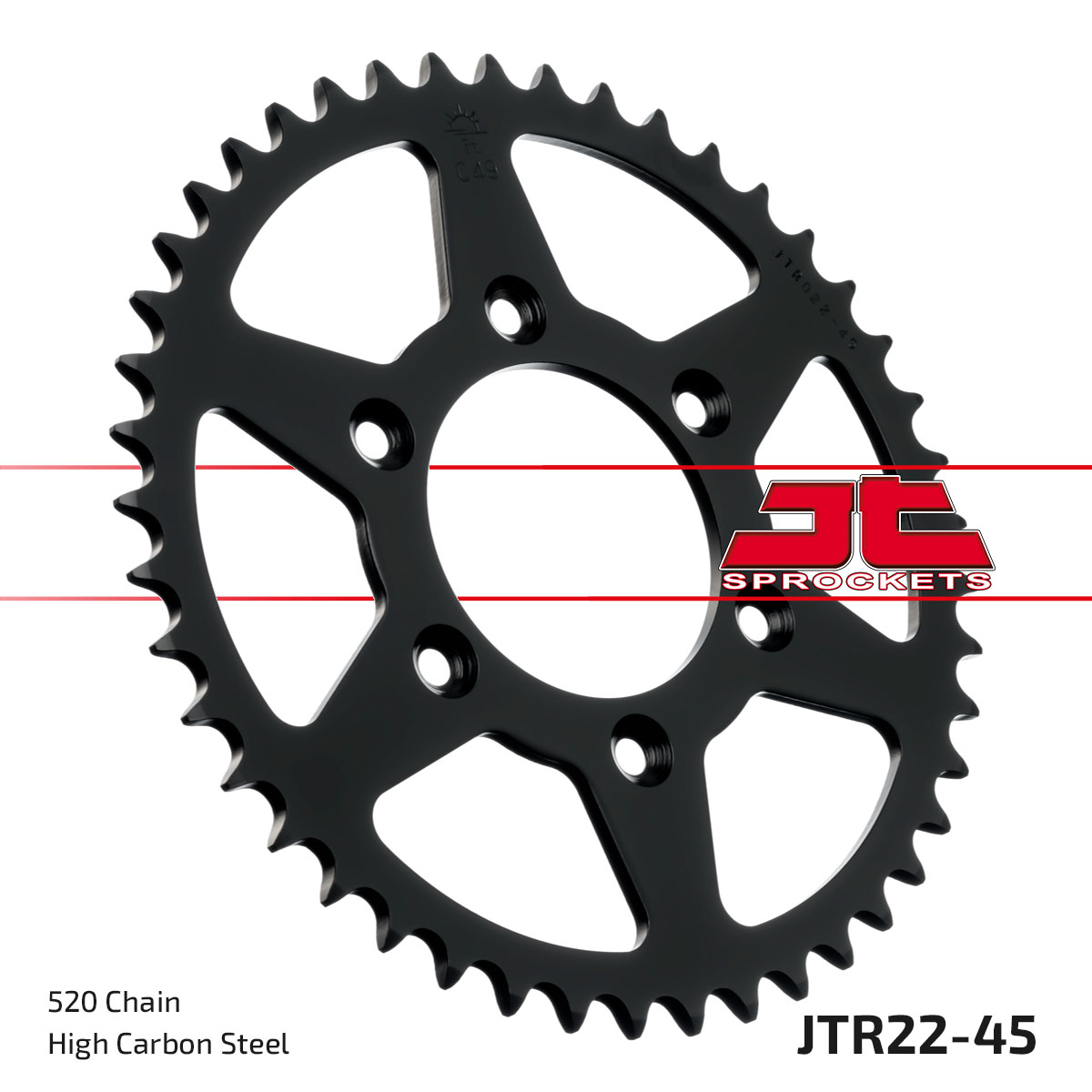 REAR SPROCKET JTR22.45 JT 520 image 1