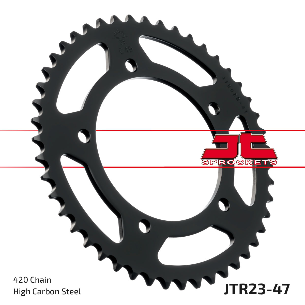 REAR SPROCKET JTR23.47 JT 520 image 1