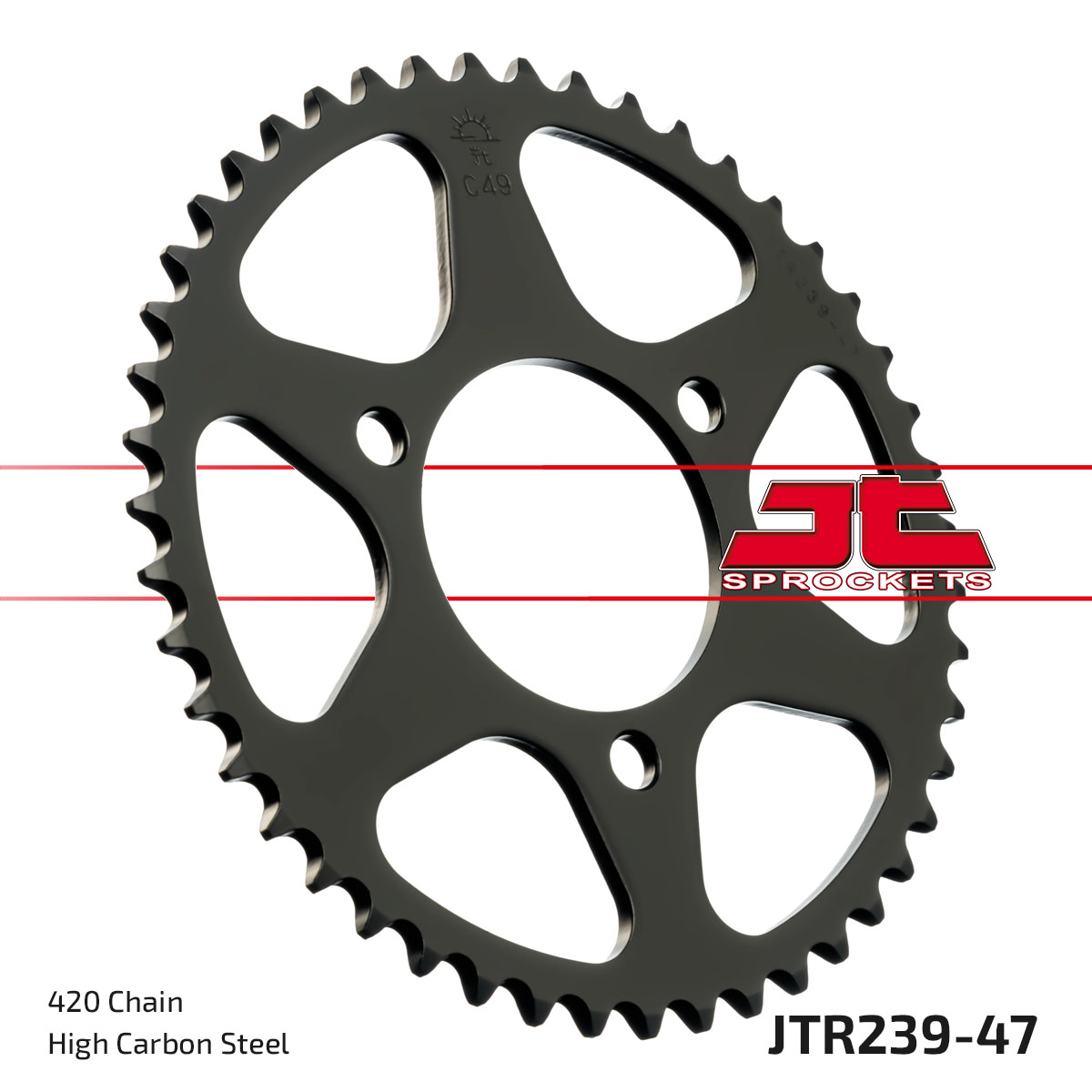 REAR SPROCKET JTR239.47 420 image 1