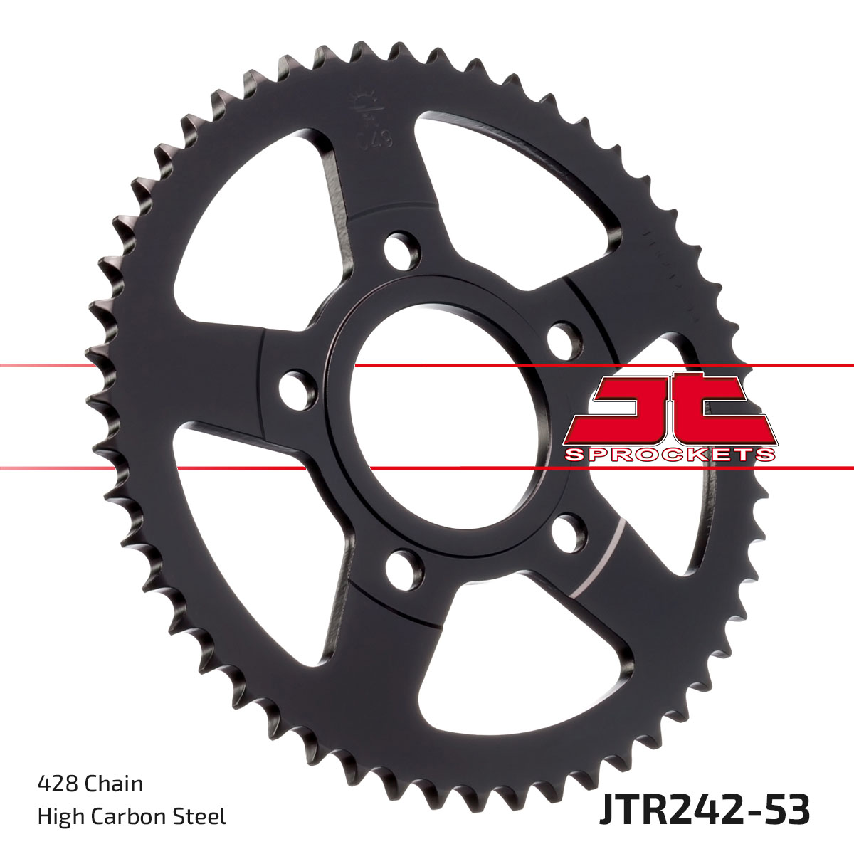 REAR SPROCKET JTR242.53 STEEL image 1