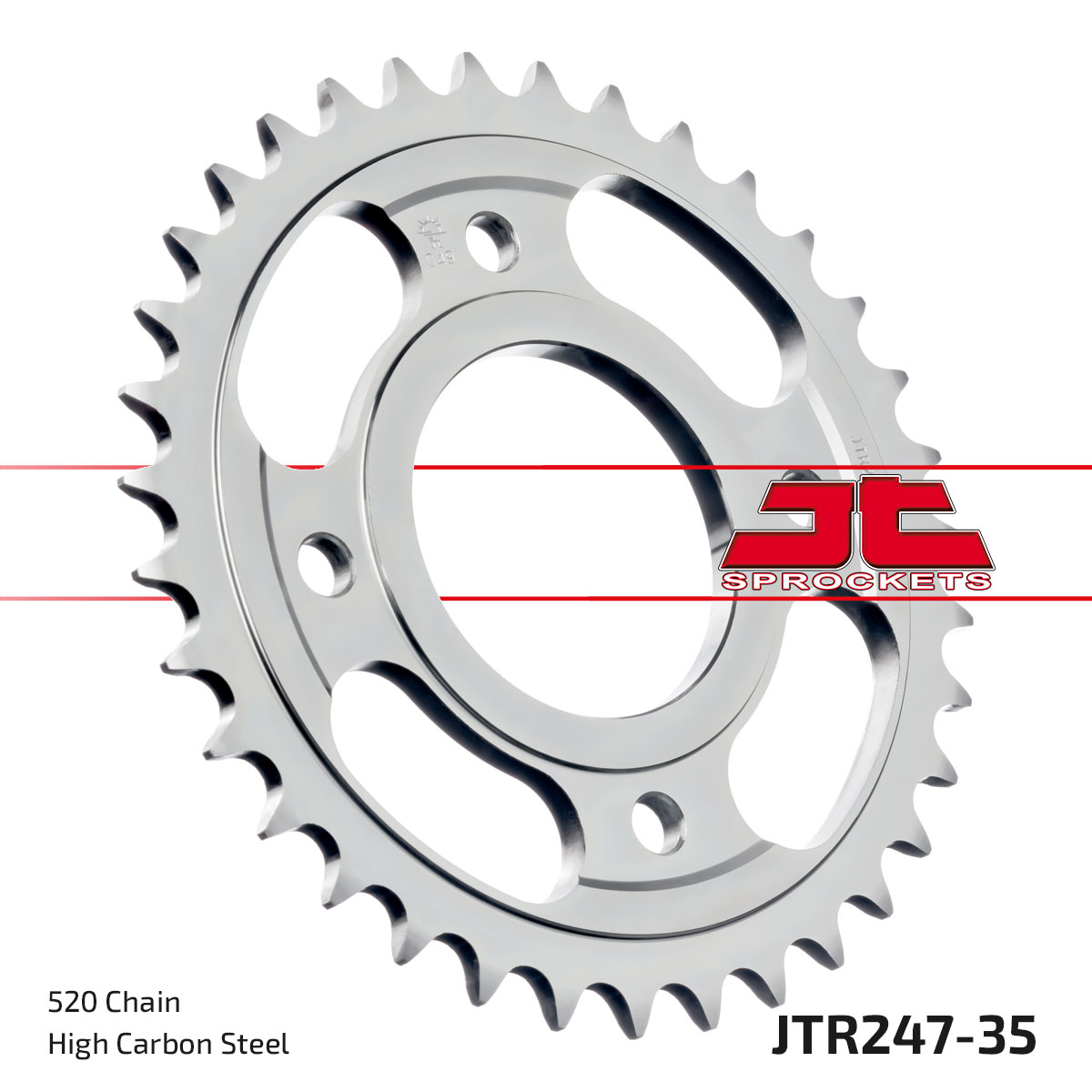 REAR SPROCKET JTR247.35 STEEL image 1