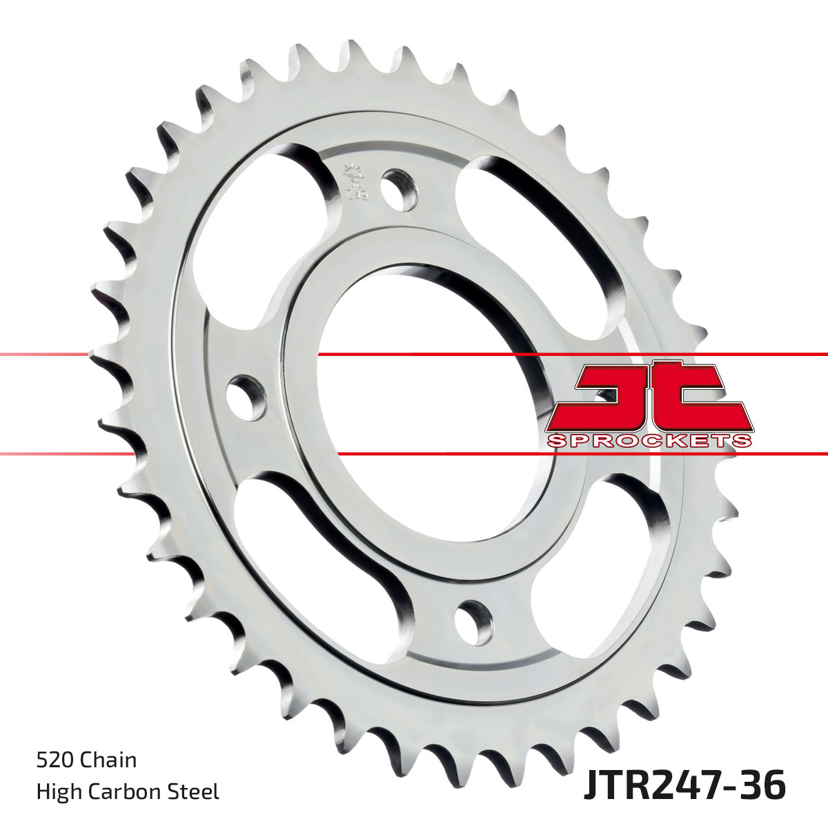 REAR SPROCKET JTR247.36 STEEL image 1